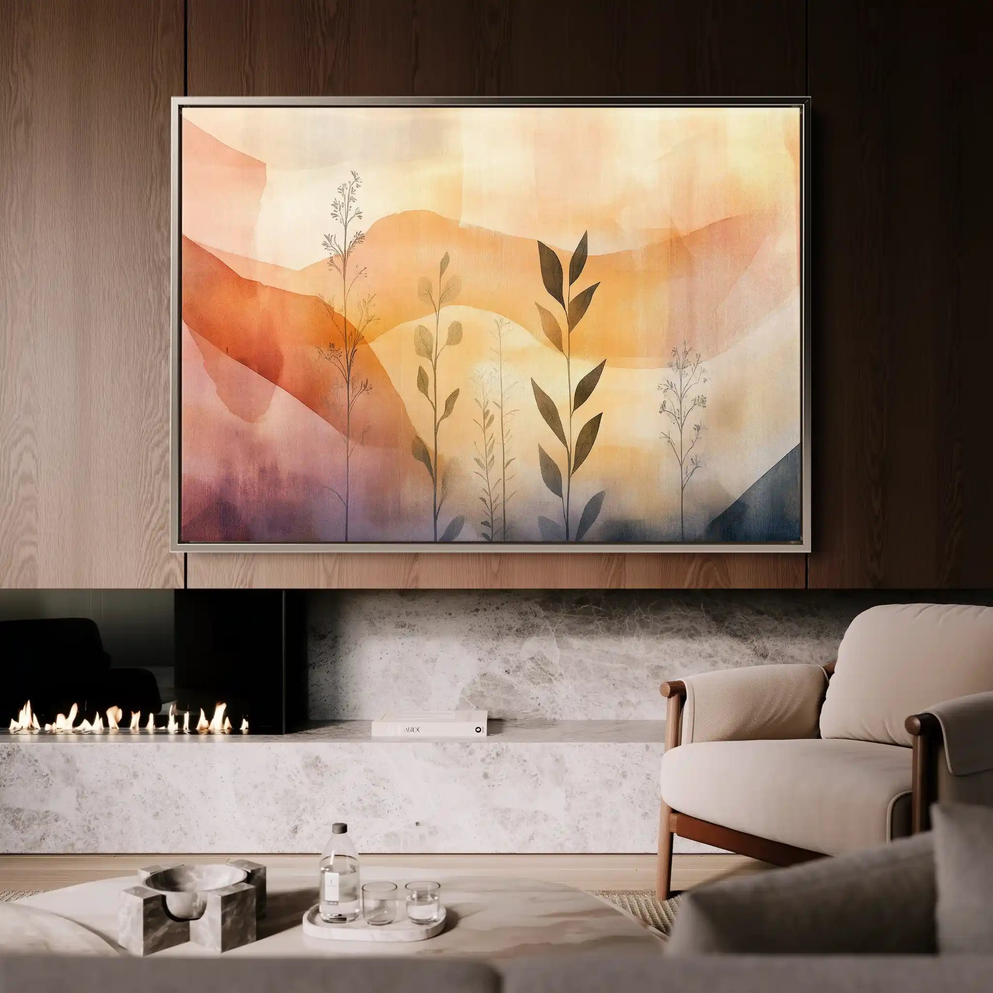 Boho 172 Canvas Art 90 x 60 cm / Stretched on hidden frame