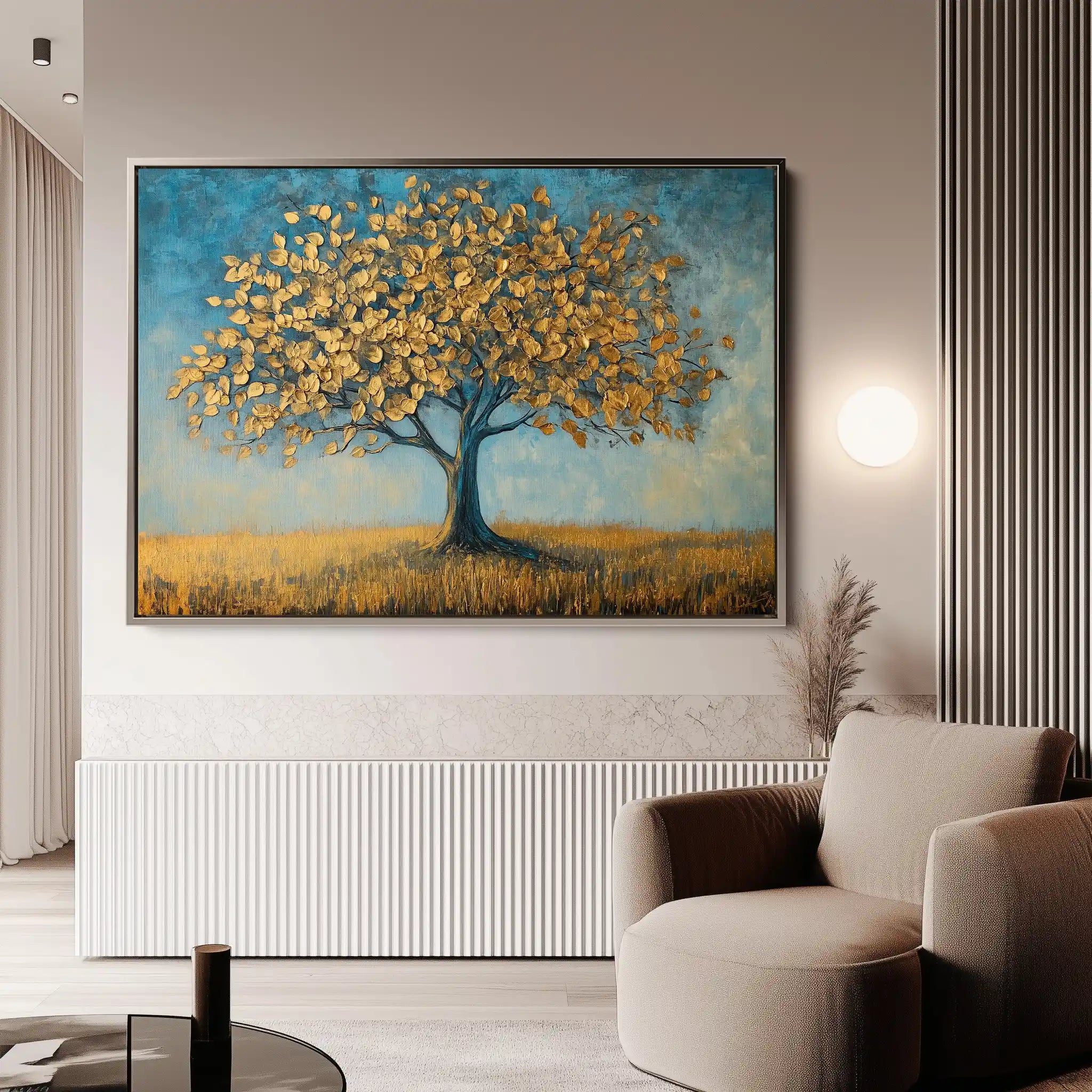 Landscape 172 Canvas Art 90 x 60 cm / Stretched on hidden frame