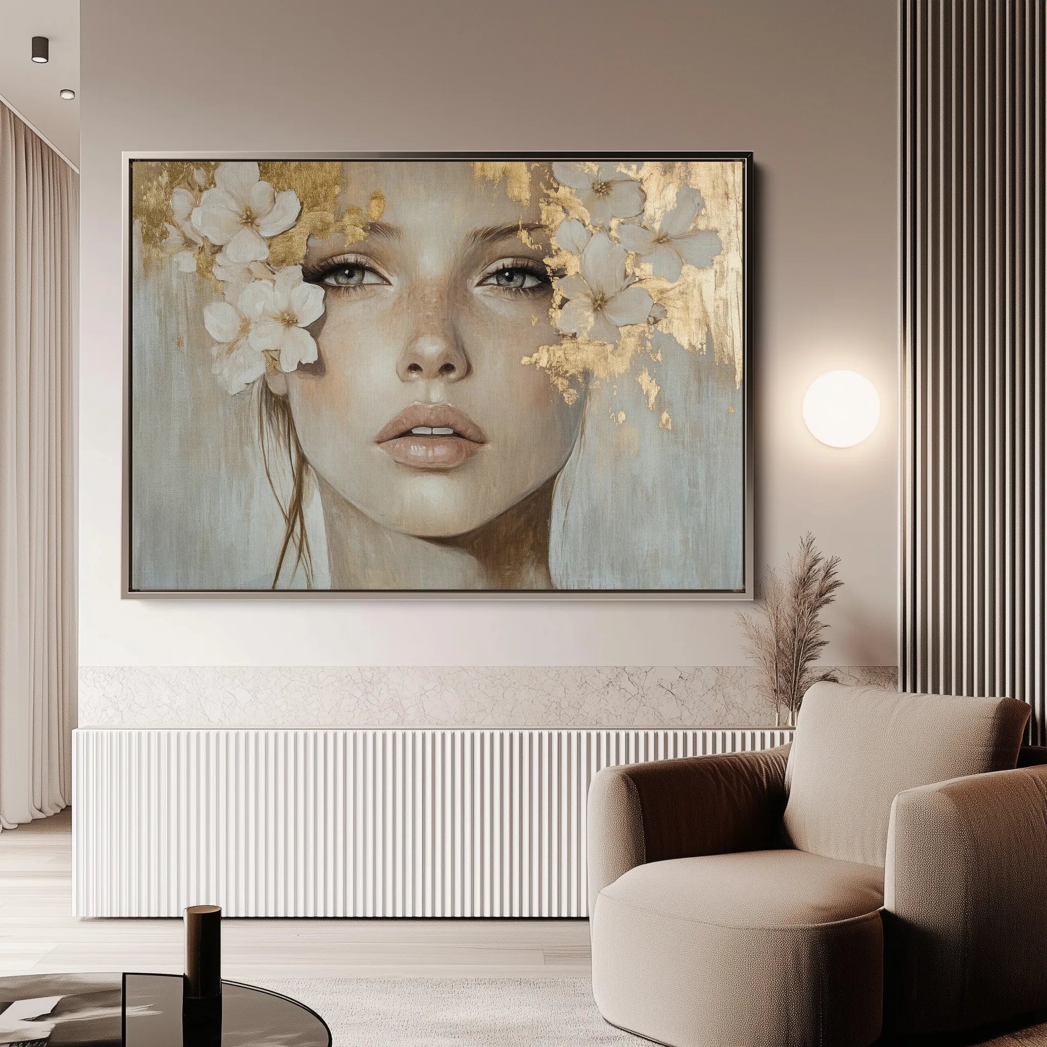 Portrait Canvas Wall Art WAD172-P 90 x 60 cm / Stretched on hidden frame