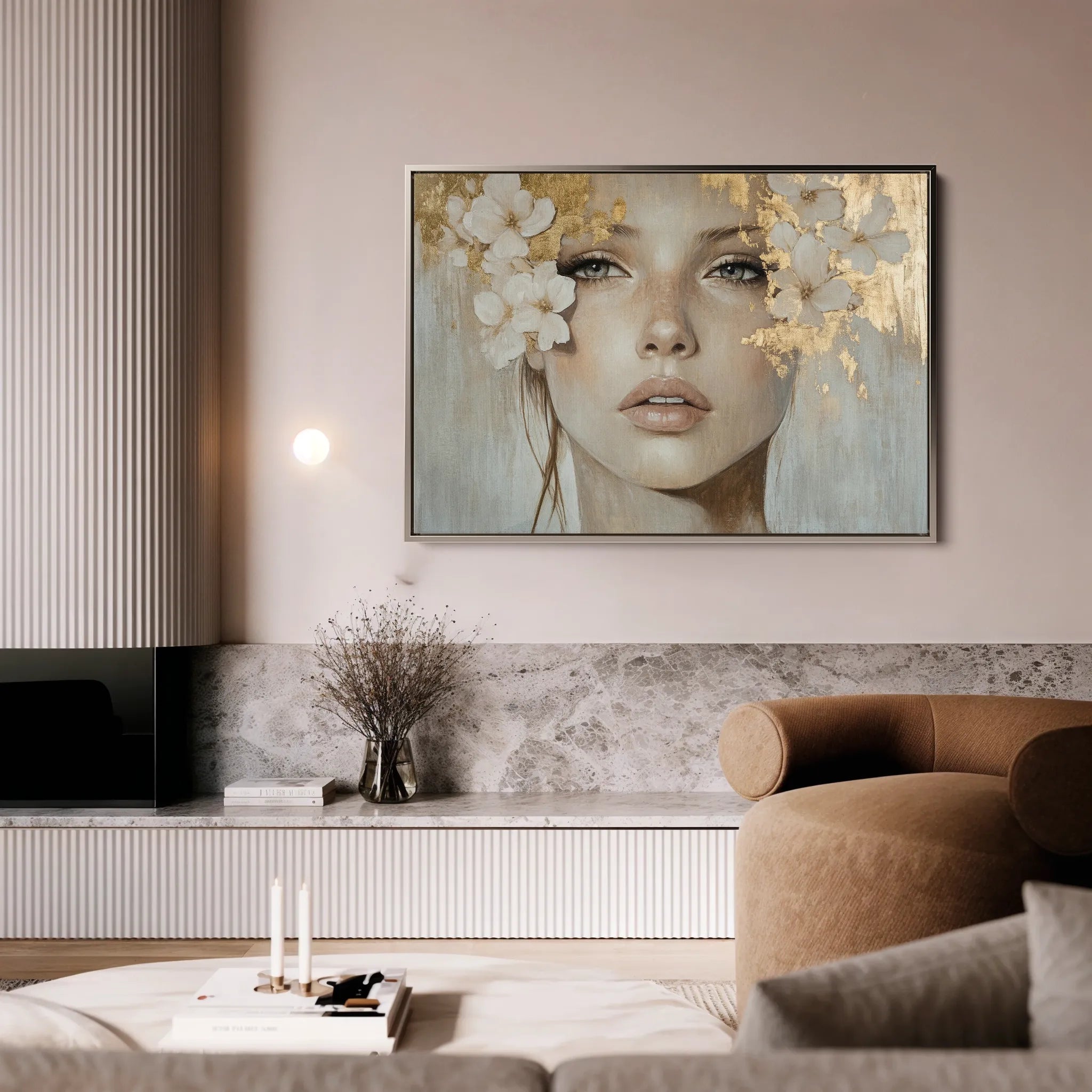 Portrait Canvas Wall Art WAD172-P 90 x 60 cm / Stretched on hidden frame
