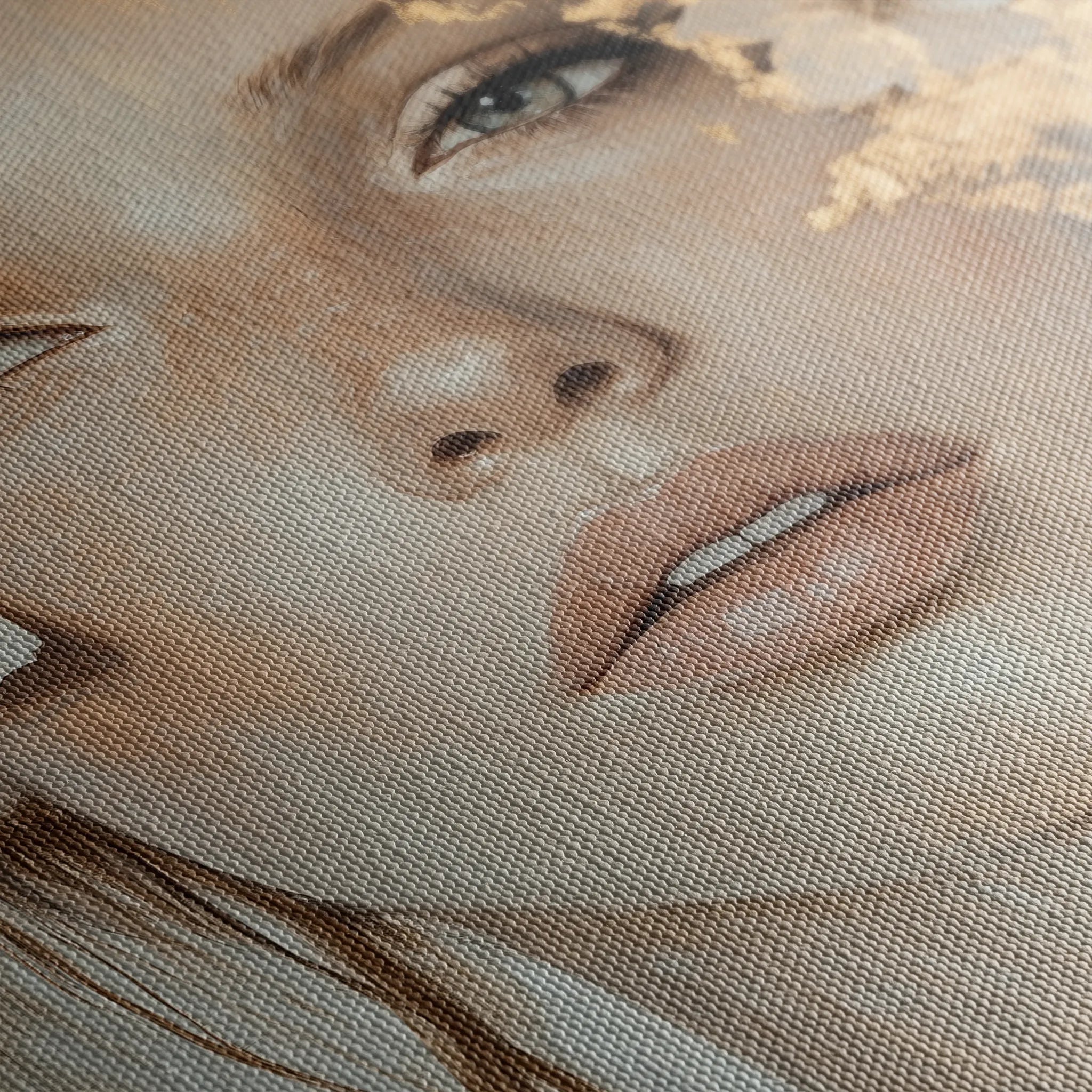 Portrait Canvas Wall Art WAD172-P 90 x 60 cm / Stretched on hidden frame