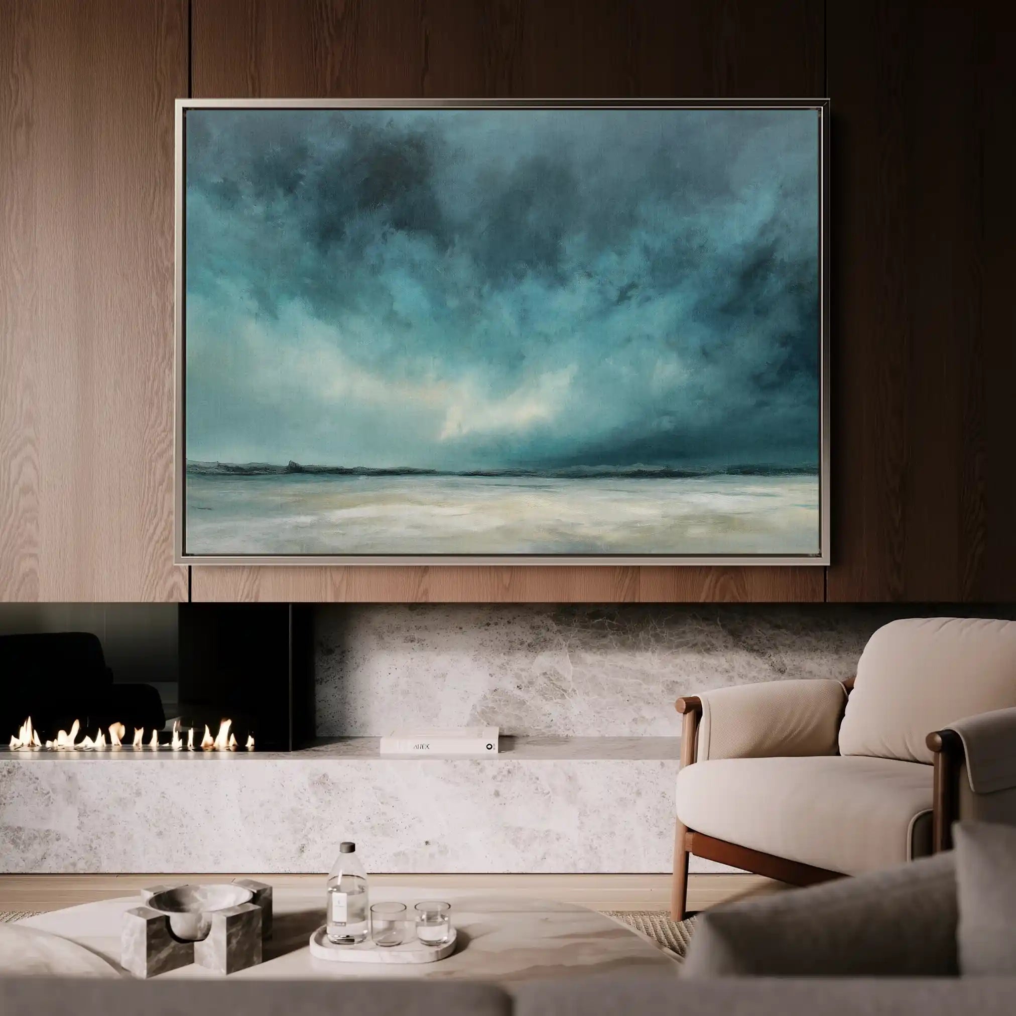 Abstract 1723 Canvas Art 60 x 40 cm / Stretched on hidden frame