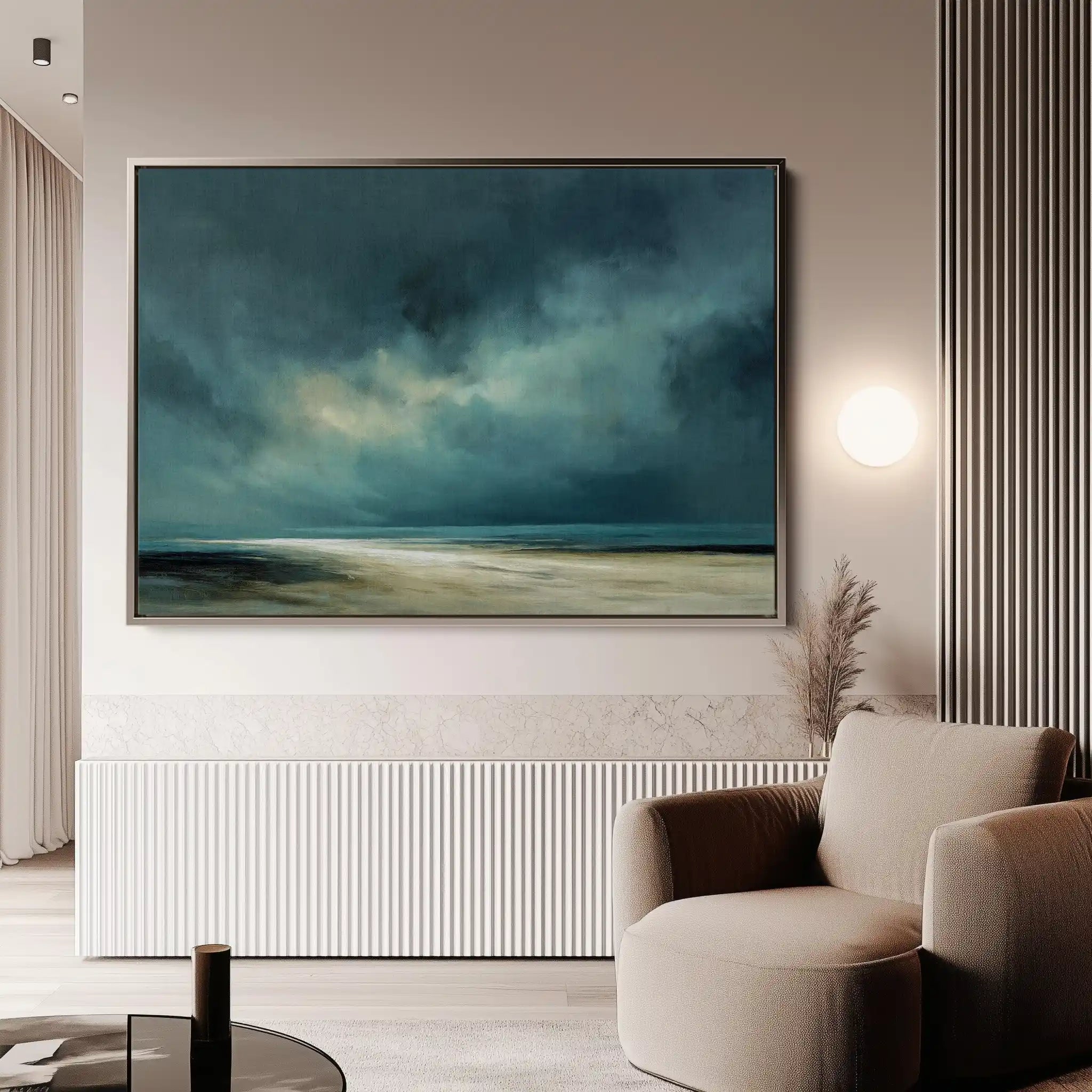 Abstract 1724 Canvas Art 60 x 40 cm / Stretched on hidden frame