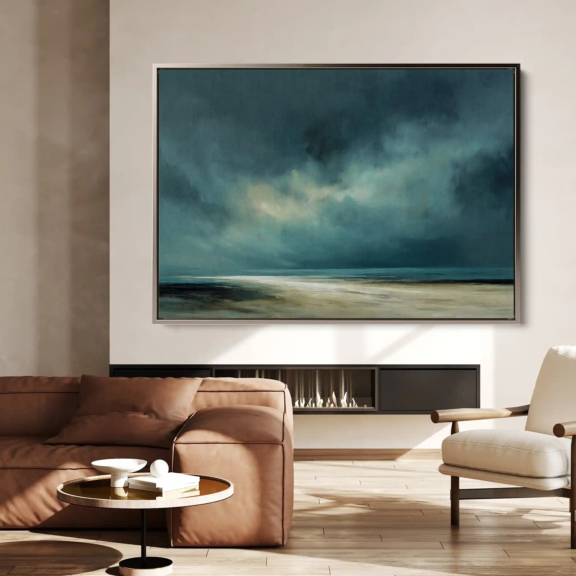 Abstract 1724 Canvas Art 60 x 40 cm / Stretched on hidden frame