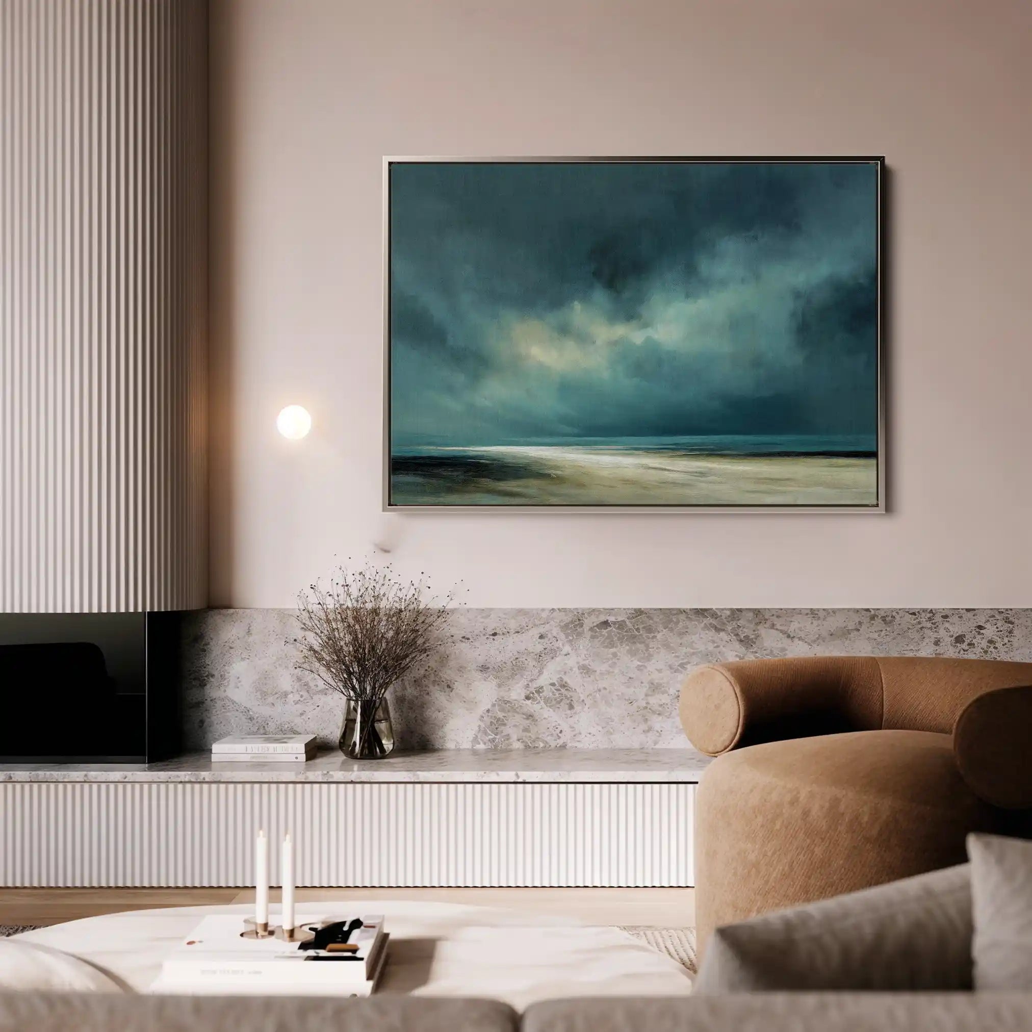 Abstract 1724 Canvas Art 60 x 40 cm / Stretched on hidden frame