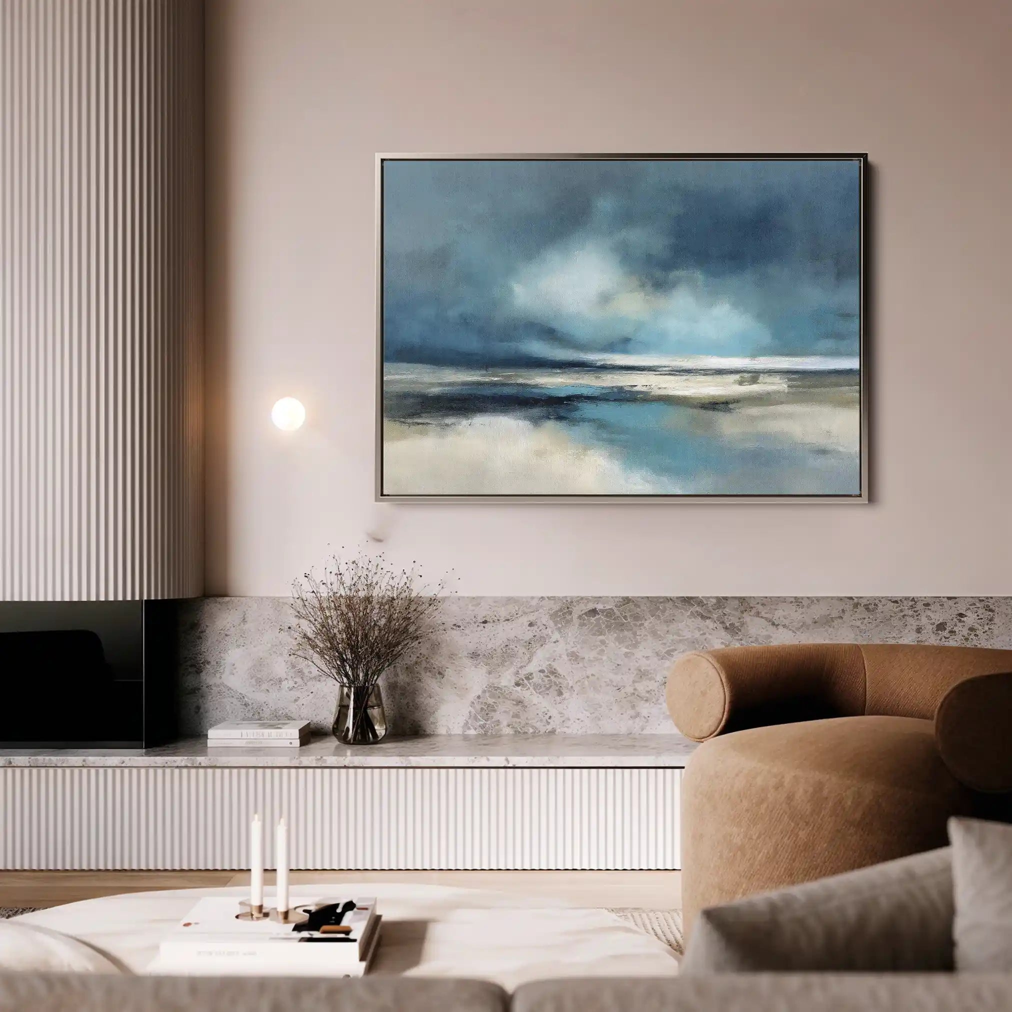 Abstract 1726 Canvas Art 60 x 40 cm / Stretched on hidden frame