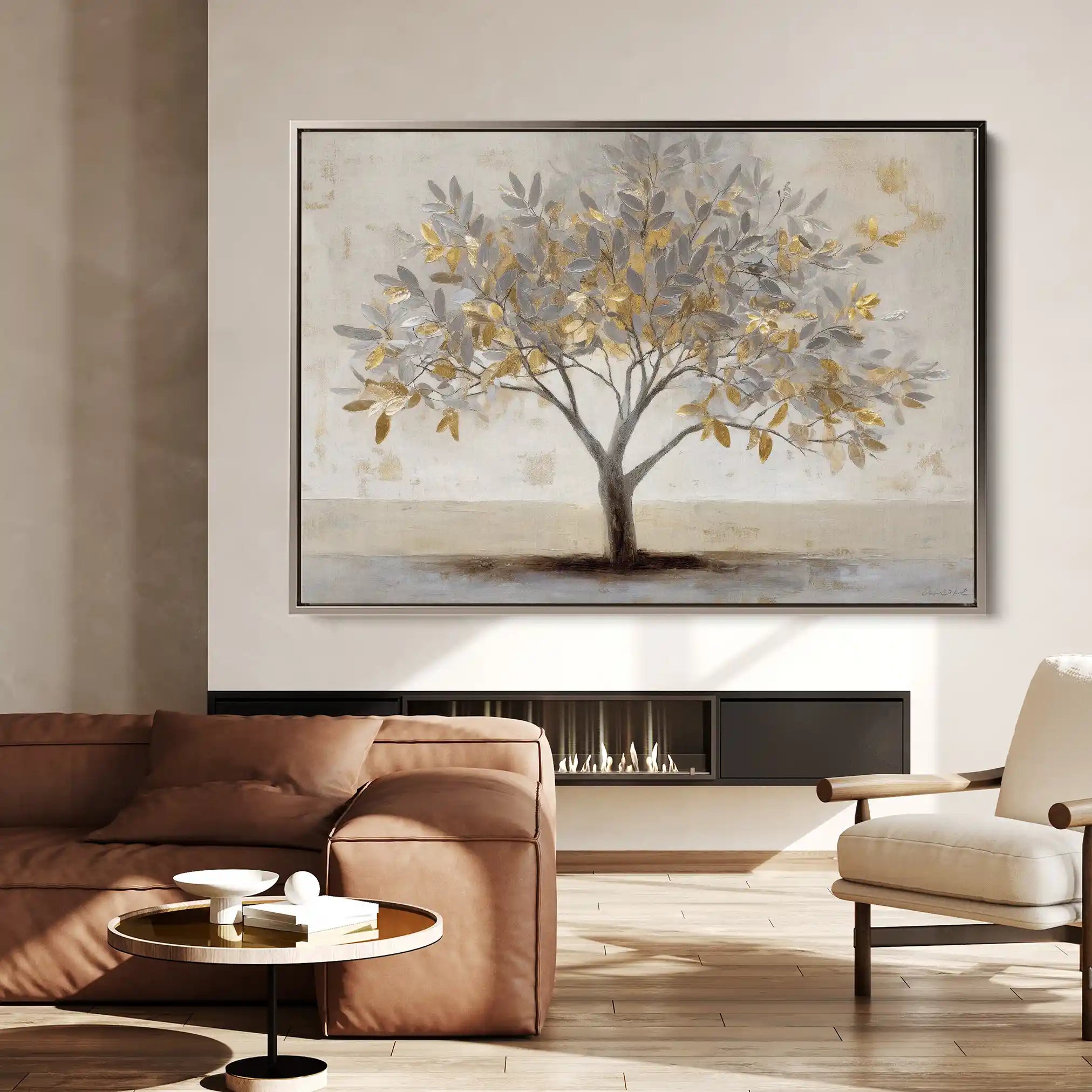 Abstract 1727 Canvas Art 60 x 40 cm / Stretched on hidden frame