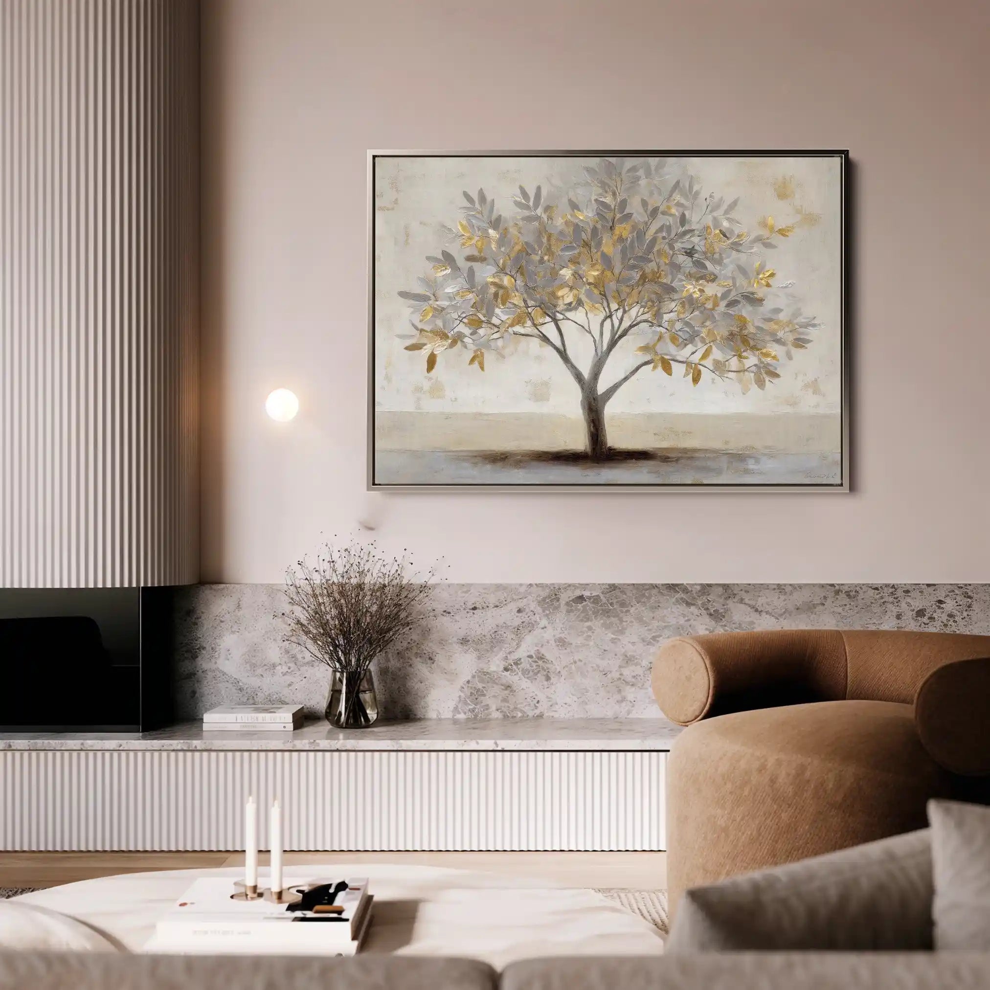 Abstract 1727 Canvas Art 60 x 40 cm / Stretched on hidden frame