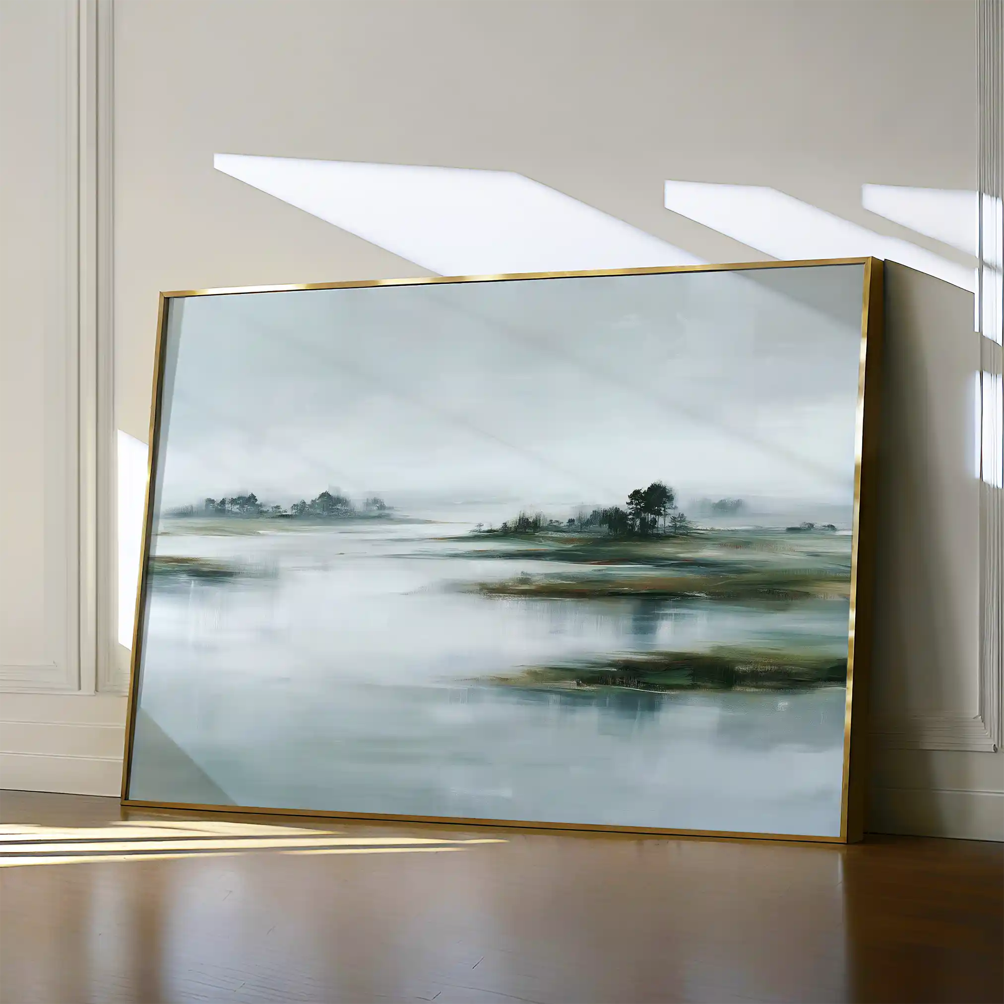 Abstract 1728 Canvas Art 60 x 40 cm / Stretched on hidden frame