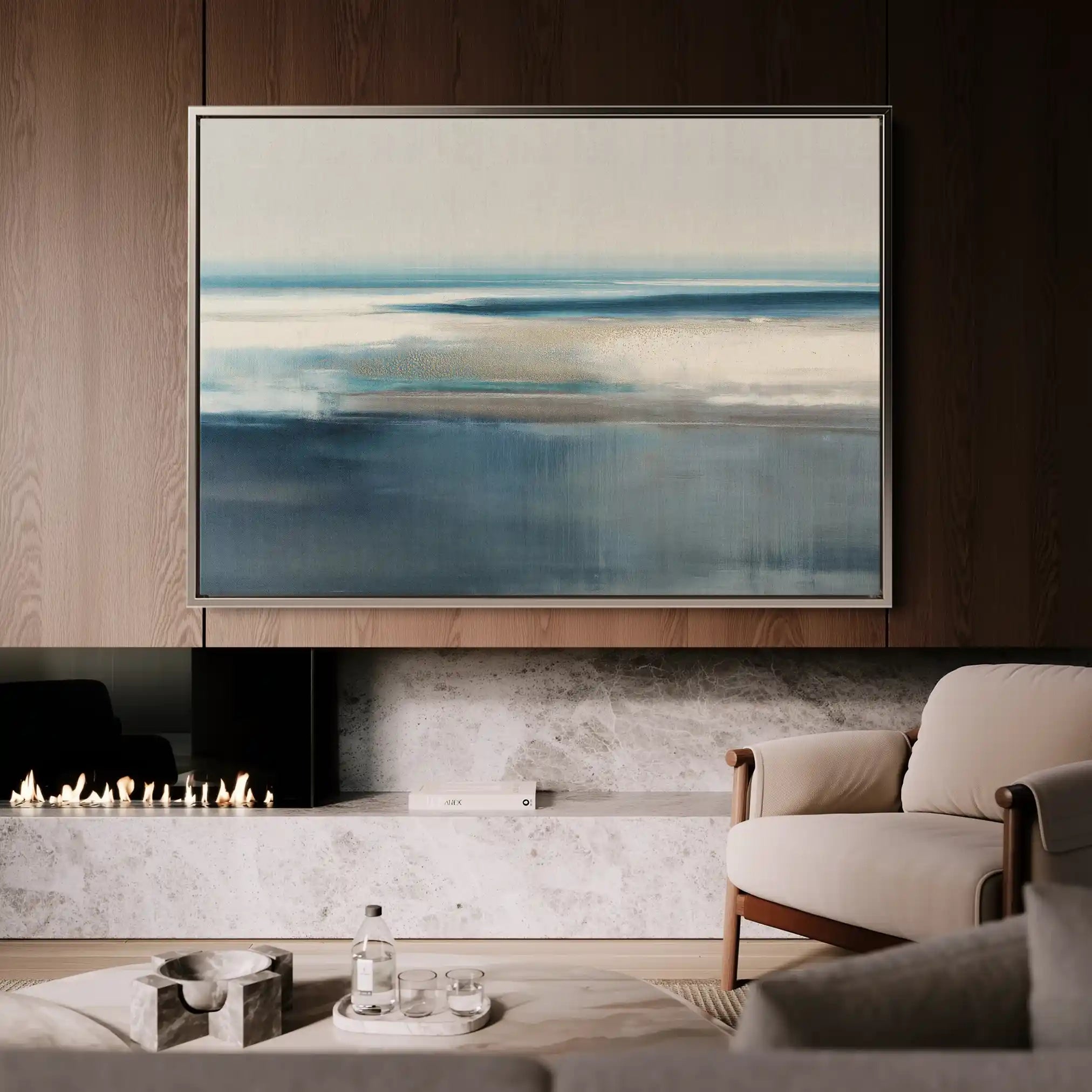 Abstract 1729 Canvas Art 60 x 40 cm / Stretched on hidden frame