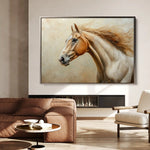 Horses 173 Canvas Art 90 x 60 cm / Stretched on hidden frame