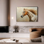 Horses 173 Canvas Art 90 x 60 cm / Stretched on hidden frame