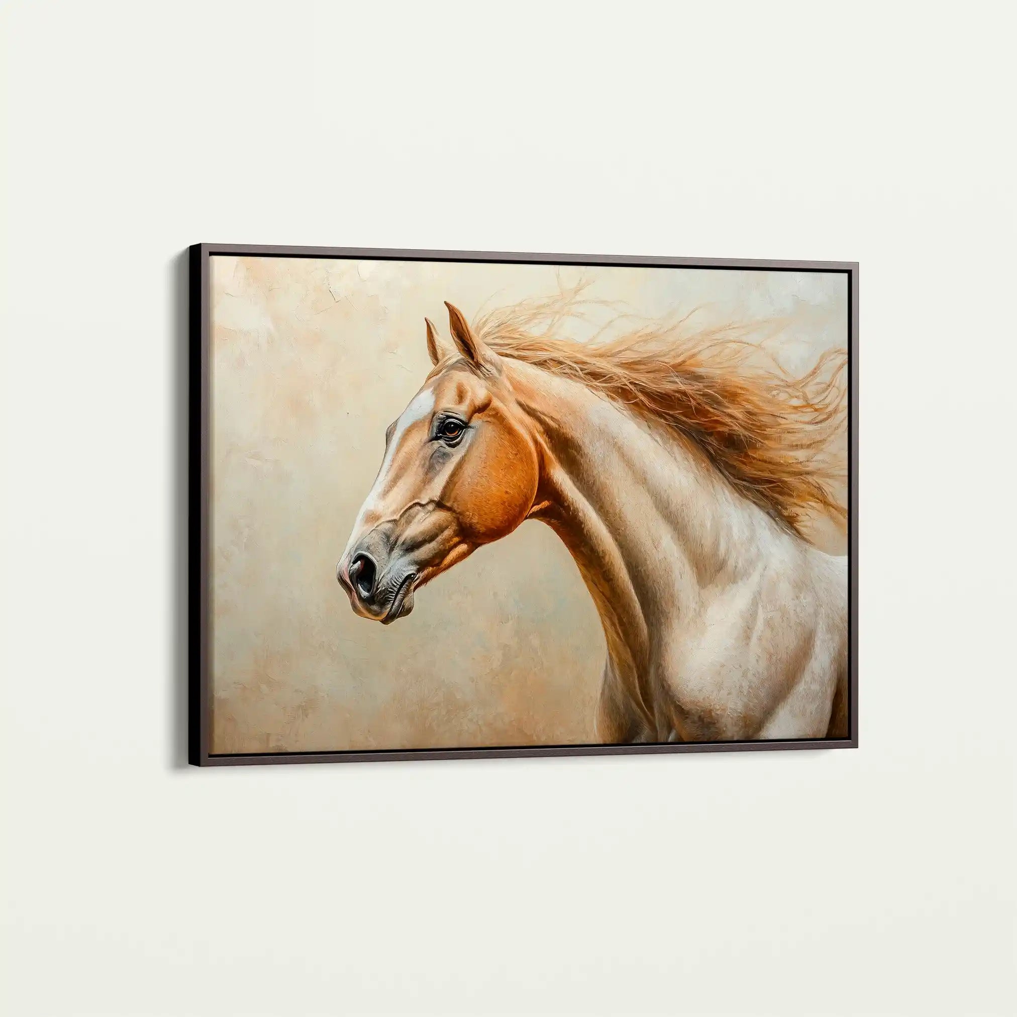 Horses 173 Canvas Art 90 x 60 cm / Stretched on hidden frame