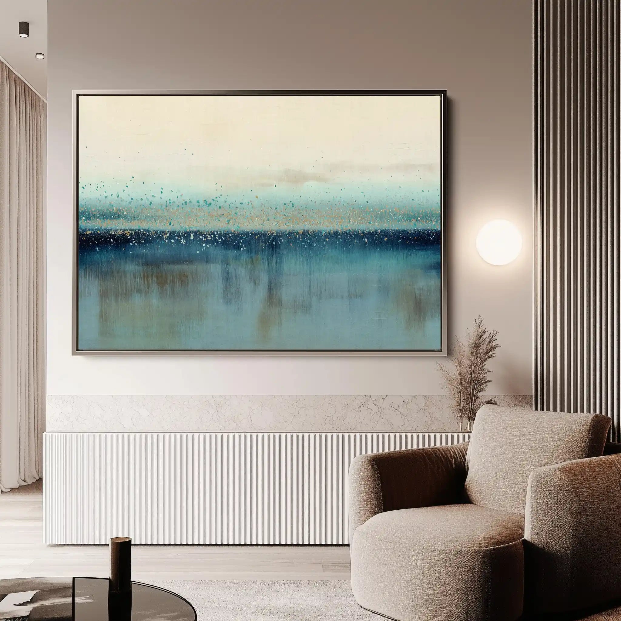 Abstract 1730 Canvas Art 60 x 40 cm / Stretched on hidden frame
