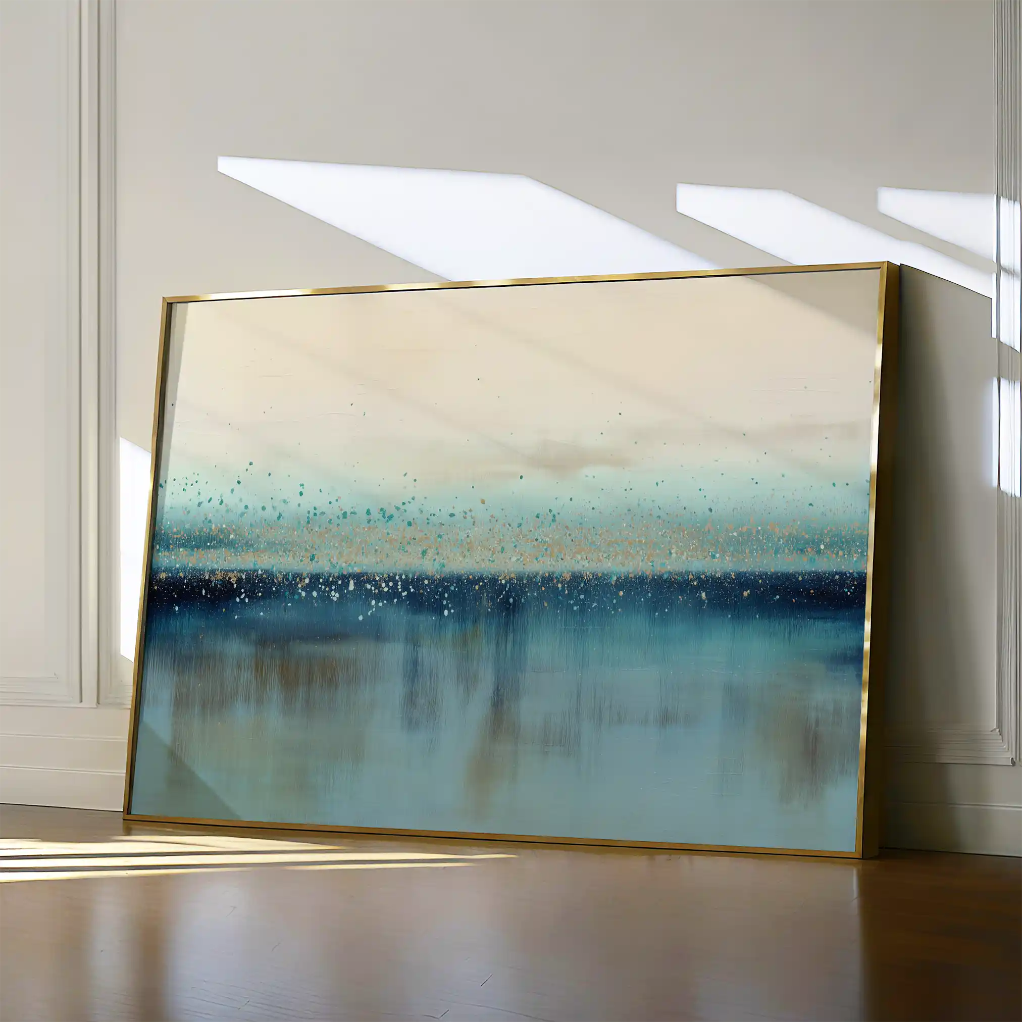 Abstract 1730 Canvas Art 60 x 40 cm / Stretched on hidden frame