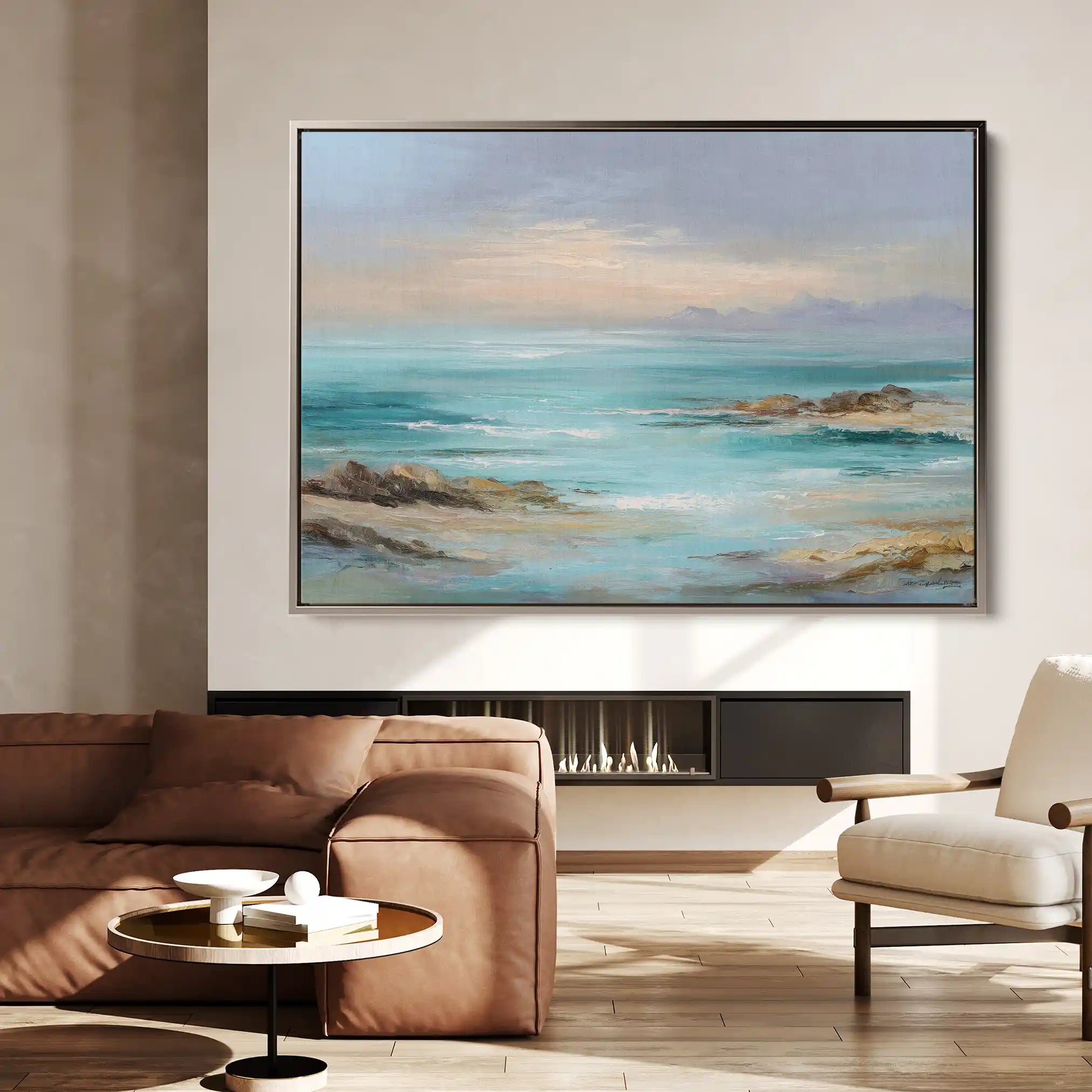 Abstract 1731 Canvas Art 60 x 40 cm / Stretched on hidden frame