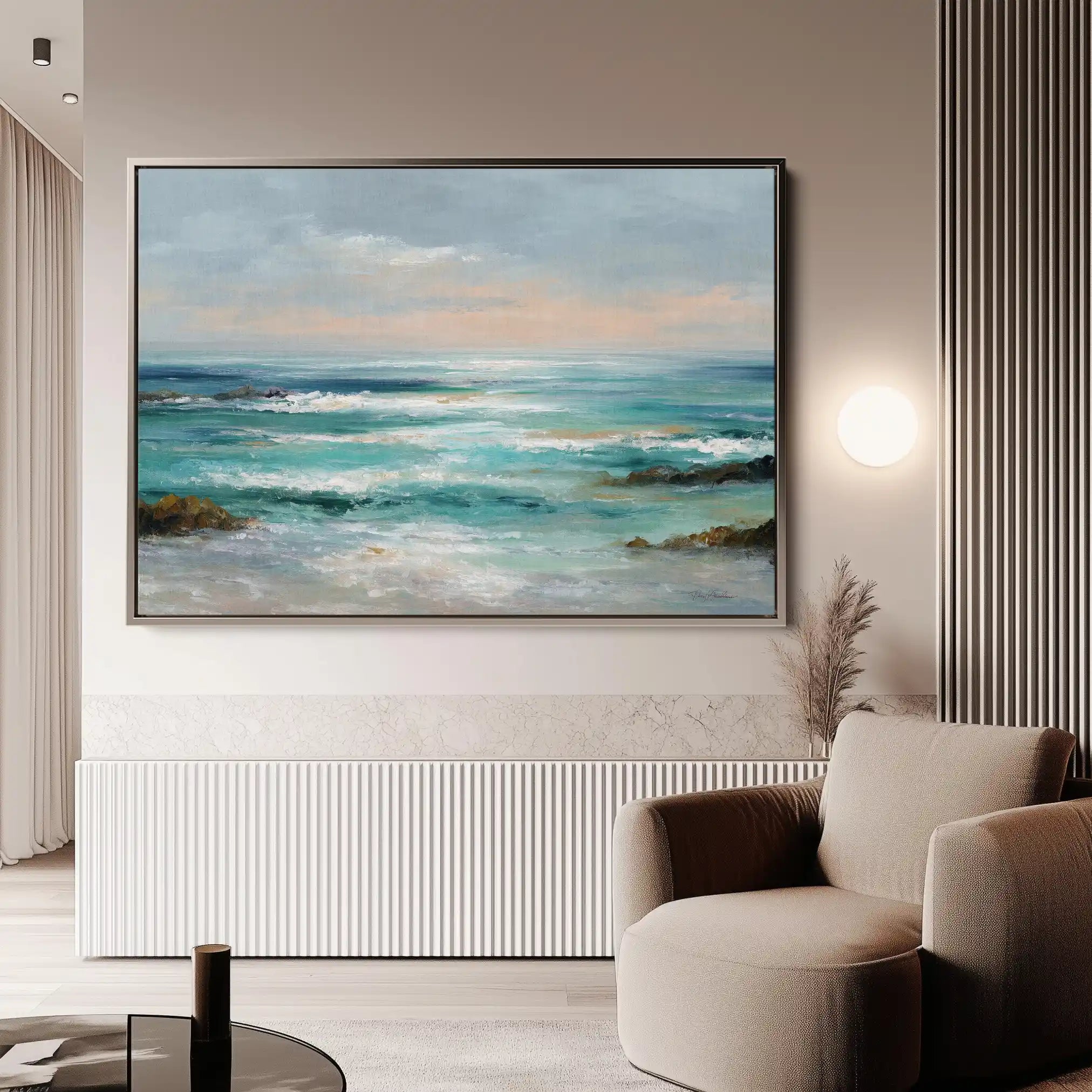 Abstract 1732 Canvas Art 60 x 40 cm / Stretched on hidden frame