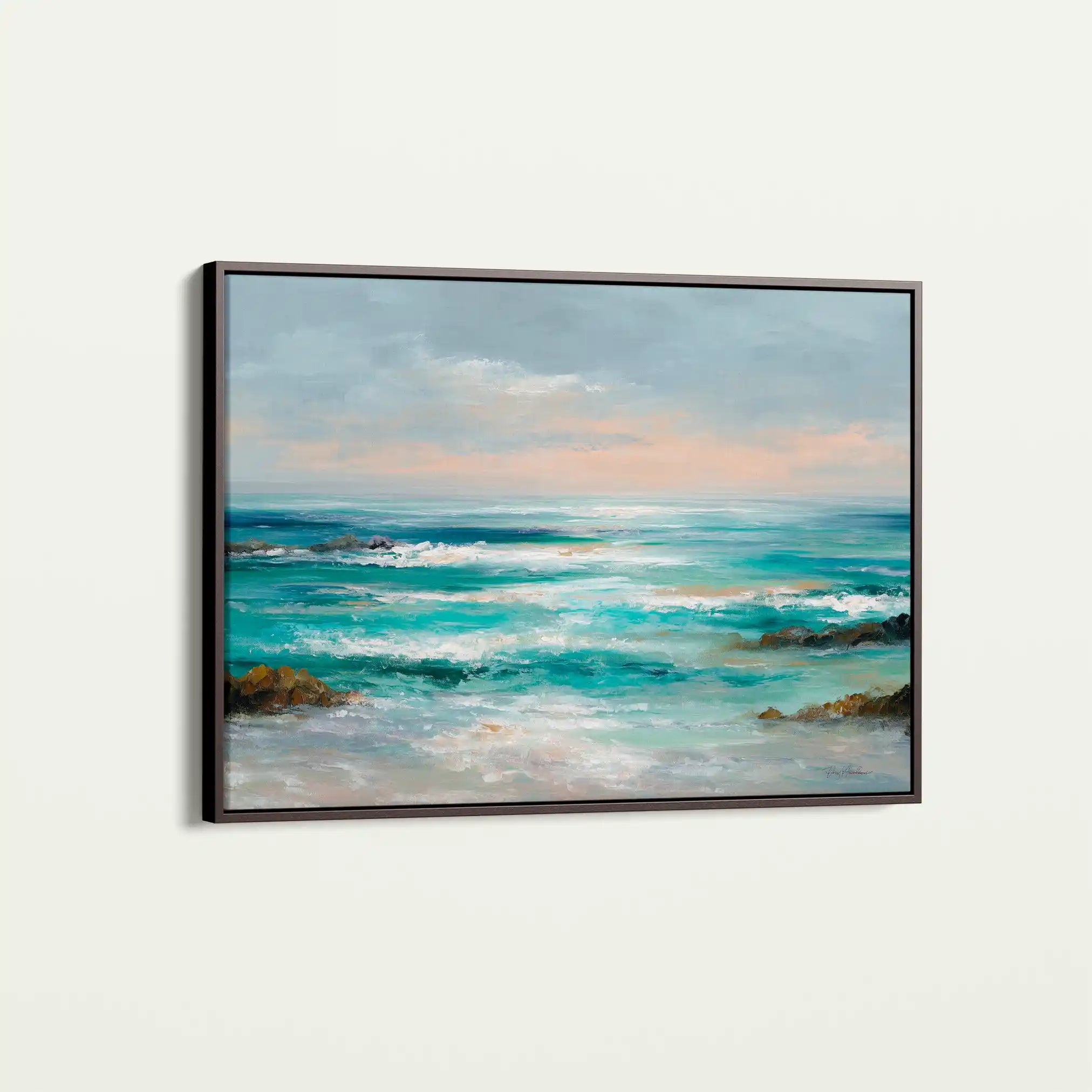 Abstract 1732 Canvas Art 60 x 40 cm / Stretched on hidden frame