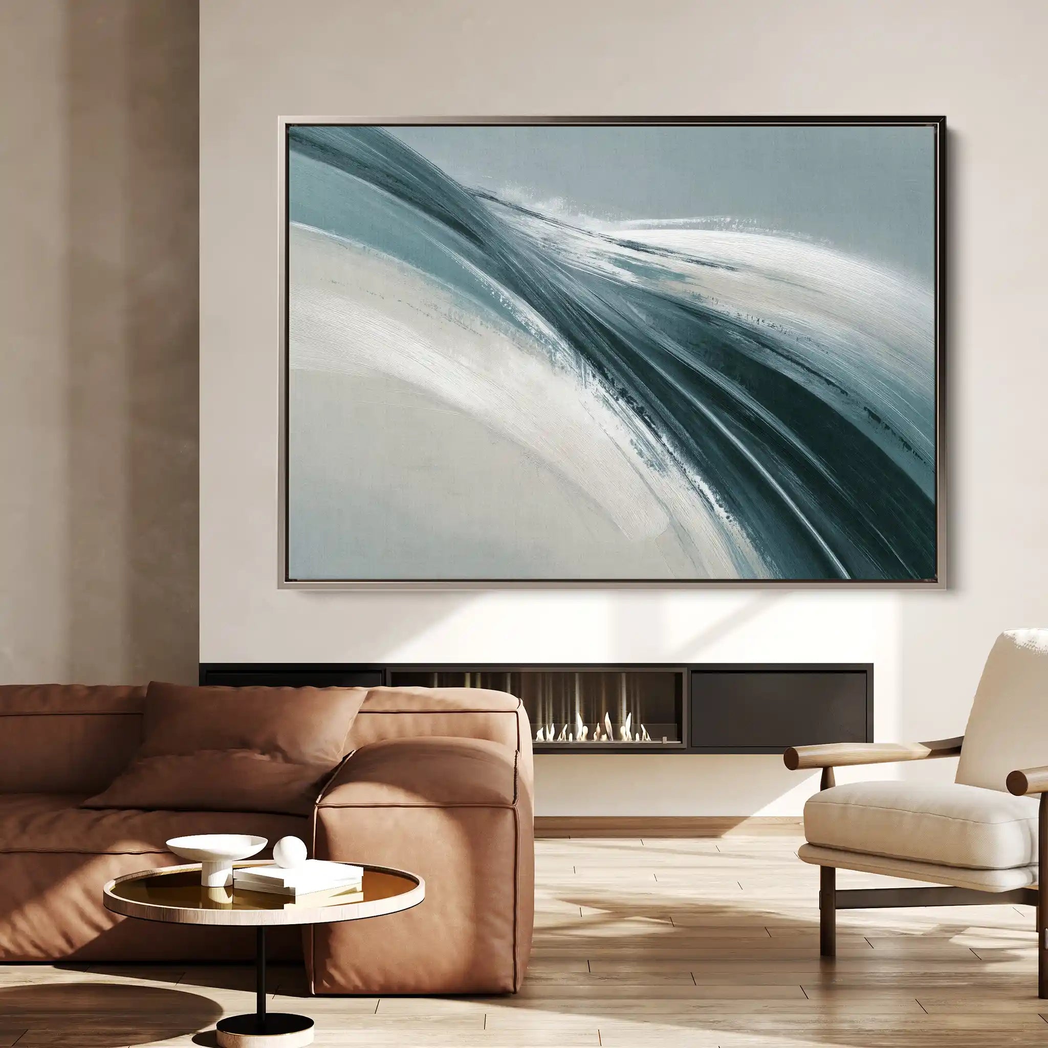 Abstract 1735 Canvas Art 60 x 40 cm / Stretched on hidden frame