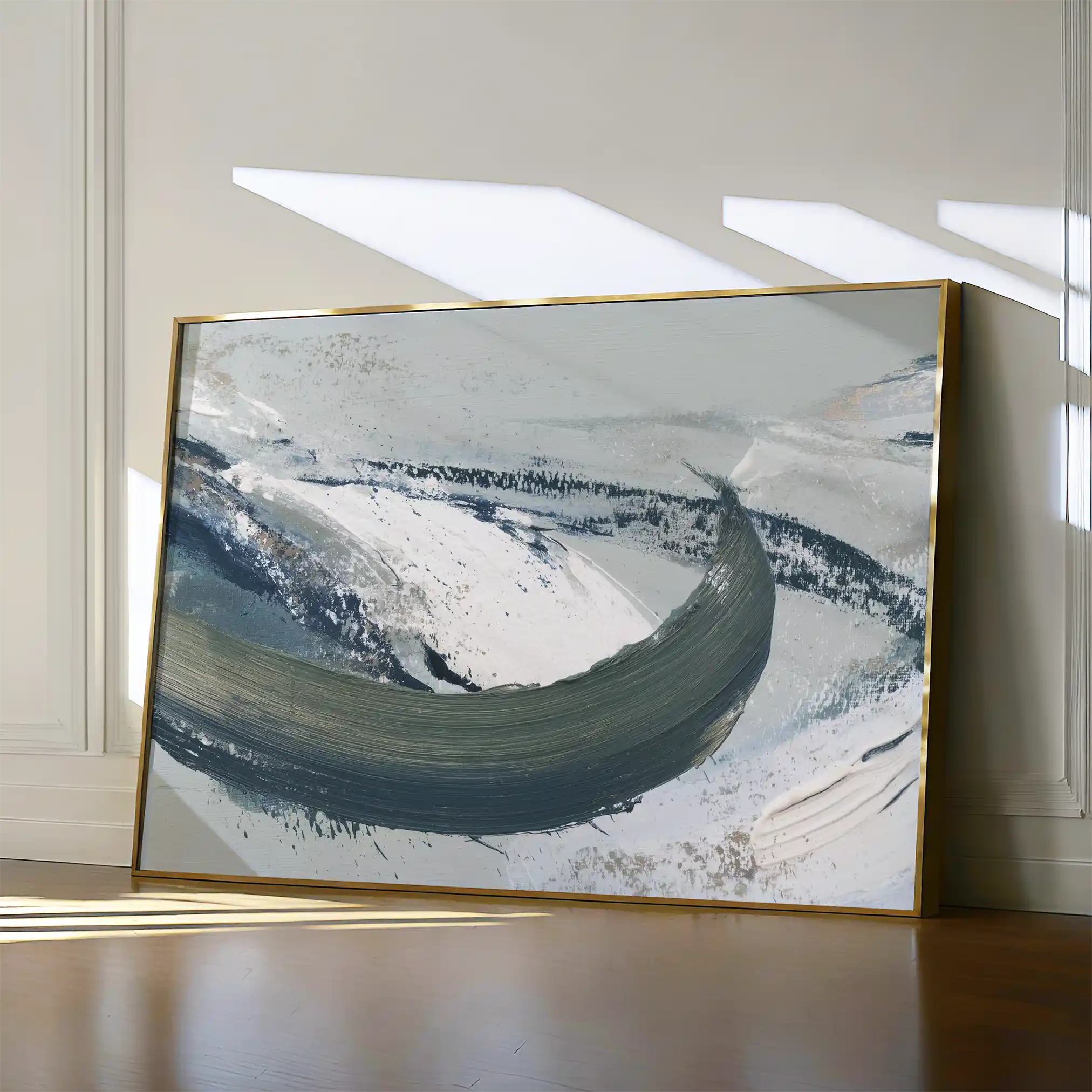 Abstract 1737 Canvas Art 60 x 40 cm / Stretched on hidden frame