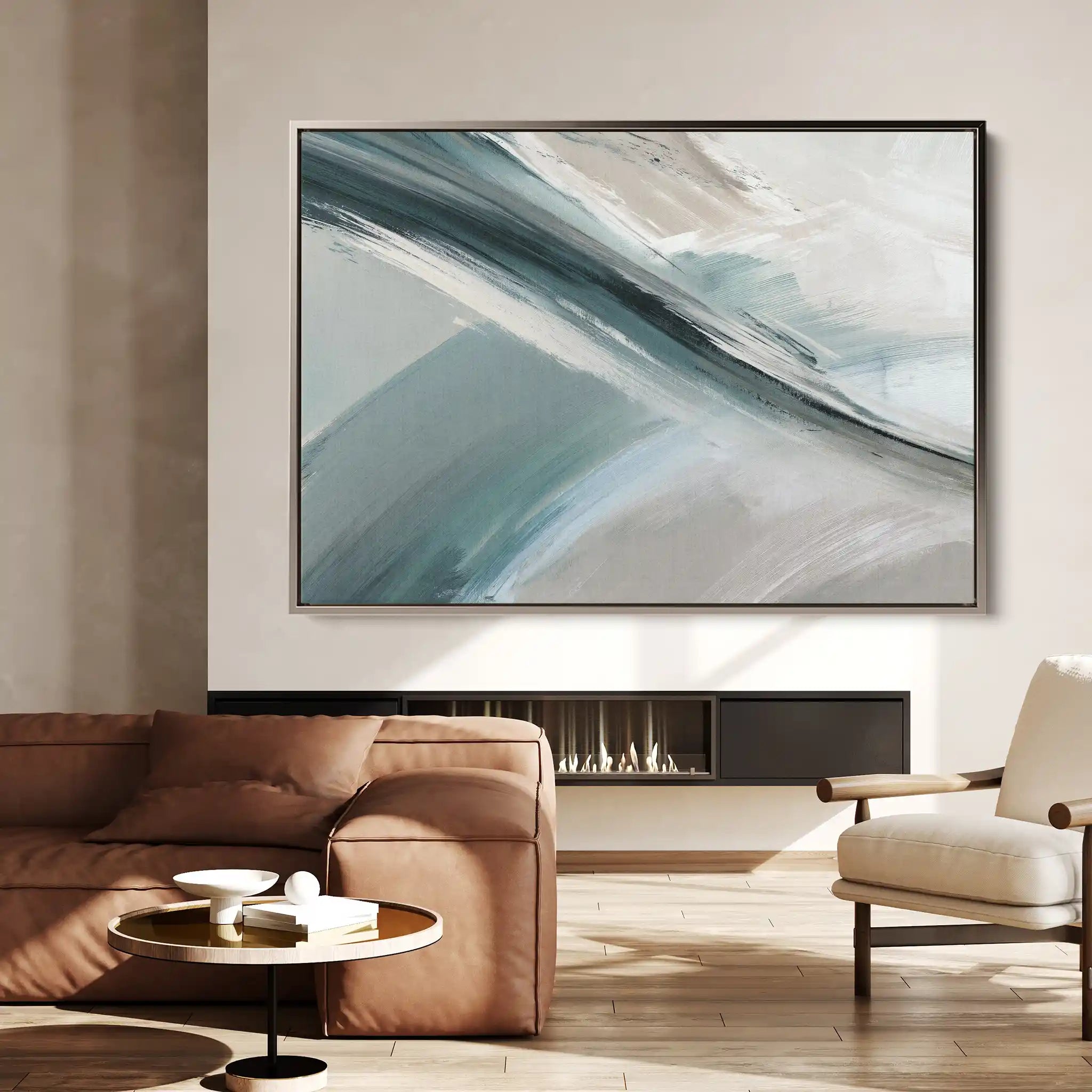 Abstract 1738 Canvas Art 60 x 40 cm / Stretched on hidden frame