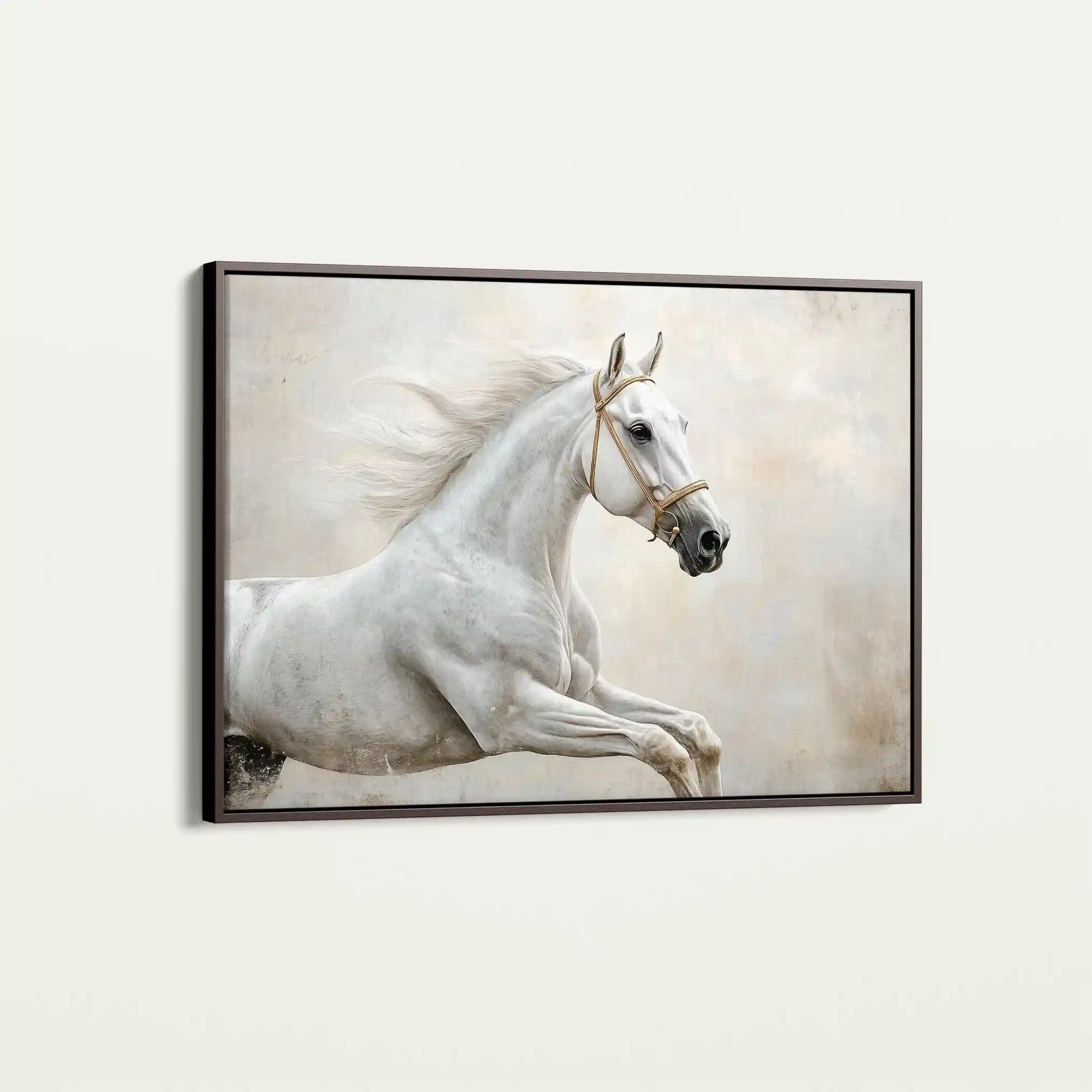 Horses 174 Canvas Art 90 x 60 cm / Stretched on hidden frame