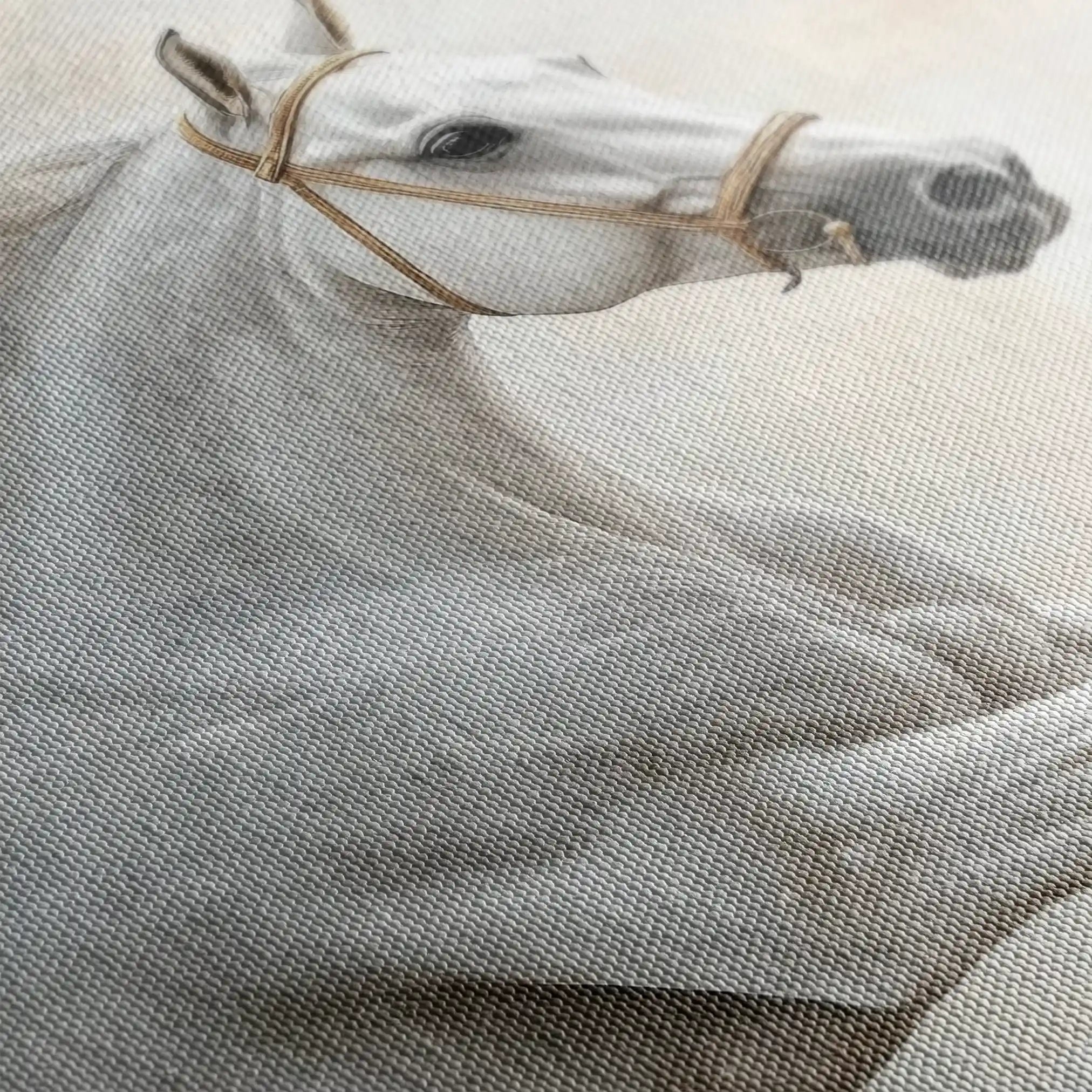 Horses 174 Canvas Art 90 x 60 cm / Stretched on hidden frame