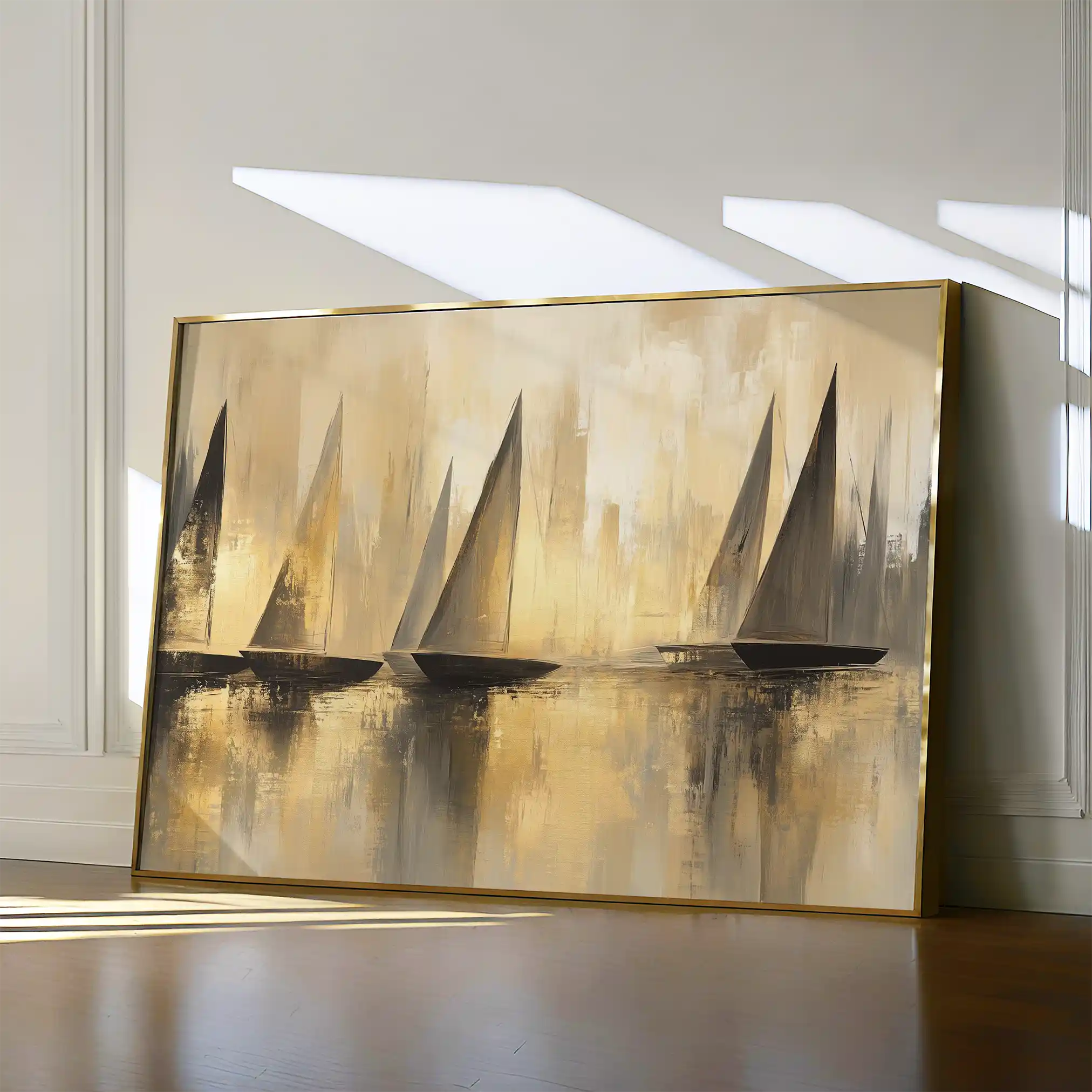 Landscape 174 Canvas Art 90 x 60 cm / Stretched on hidden frame
