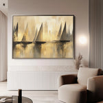 Landscape 174 Canvas Art 90 x 60 cm / Stretched on hidden frame