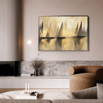Landscape 174 Canvas Art 90 x 60 cm / Stretched on hidden frame