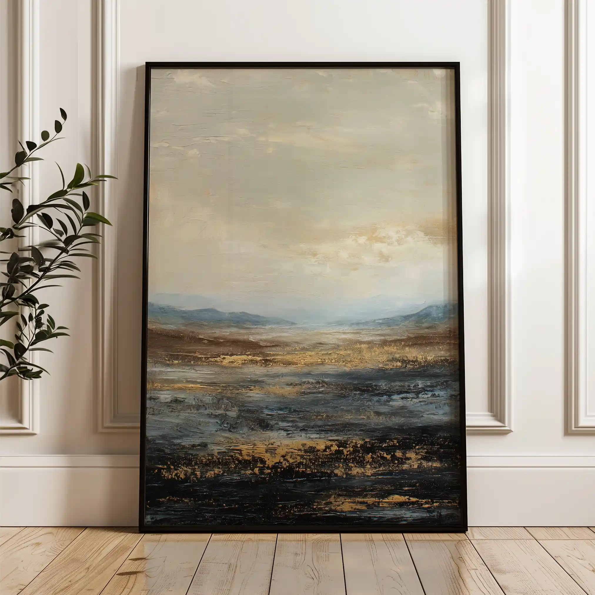 Abstract 1740 Canvas Art 60 x 40 cm / Stretched on hidden frame