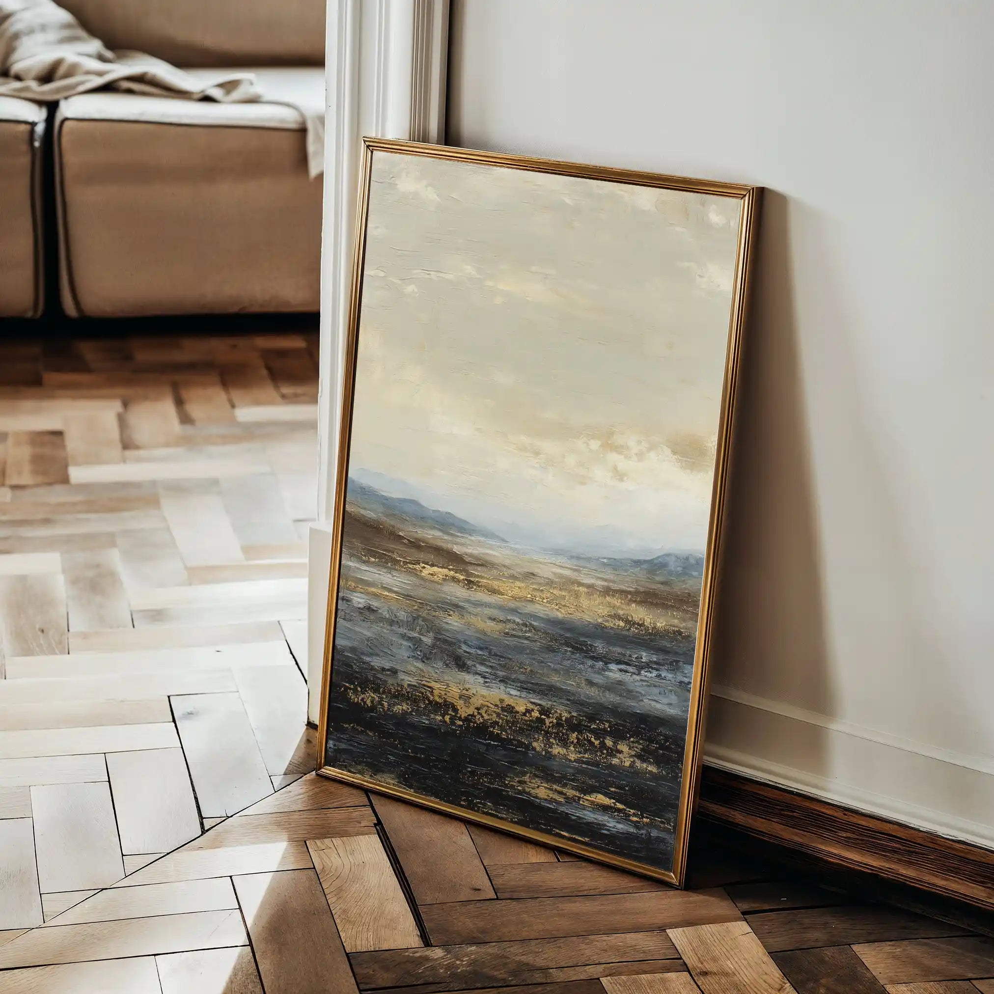 Abstract 1740 Canvas Art 60 x 40 cm / Stretched on hidden frame