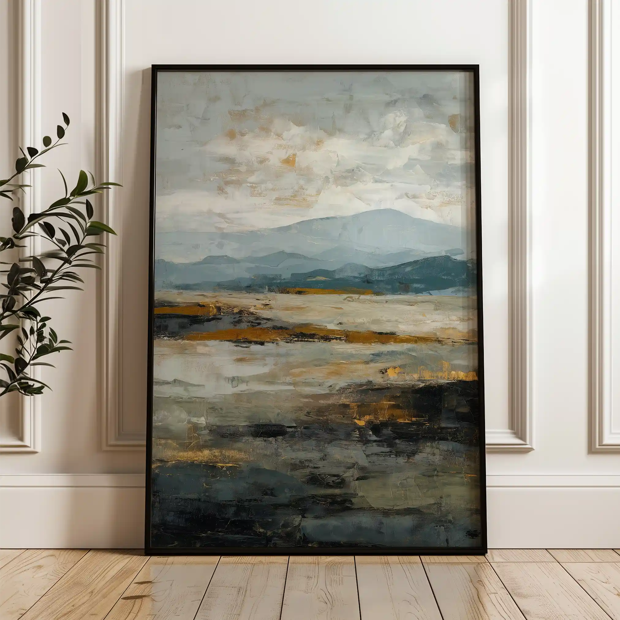 Abstract 1741 Canvas Art 60 x 40 cm / Stretched on hidden frame