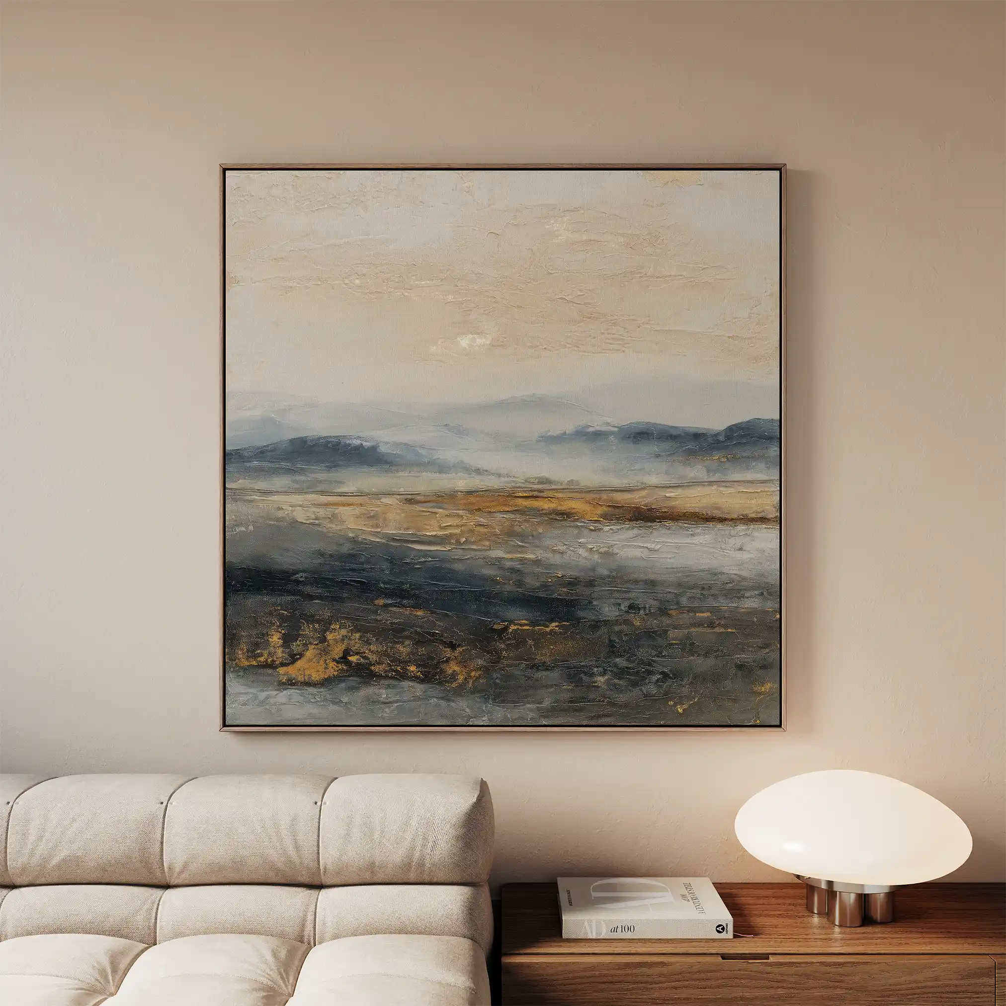 Abstract 1743 Canvas Art 60 x 60 cm / Stretched on hidden frame