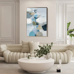 Abstract 1749 Canvas Art 60 x 40 cm / Stretched on hidden frame