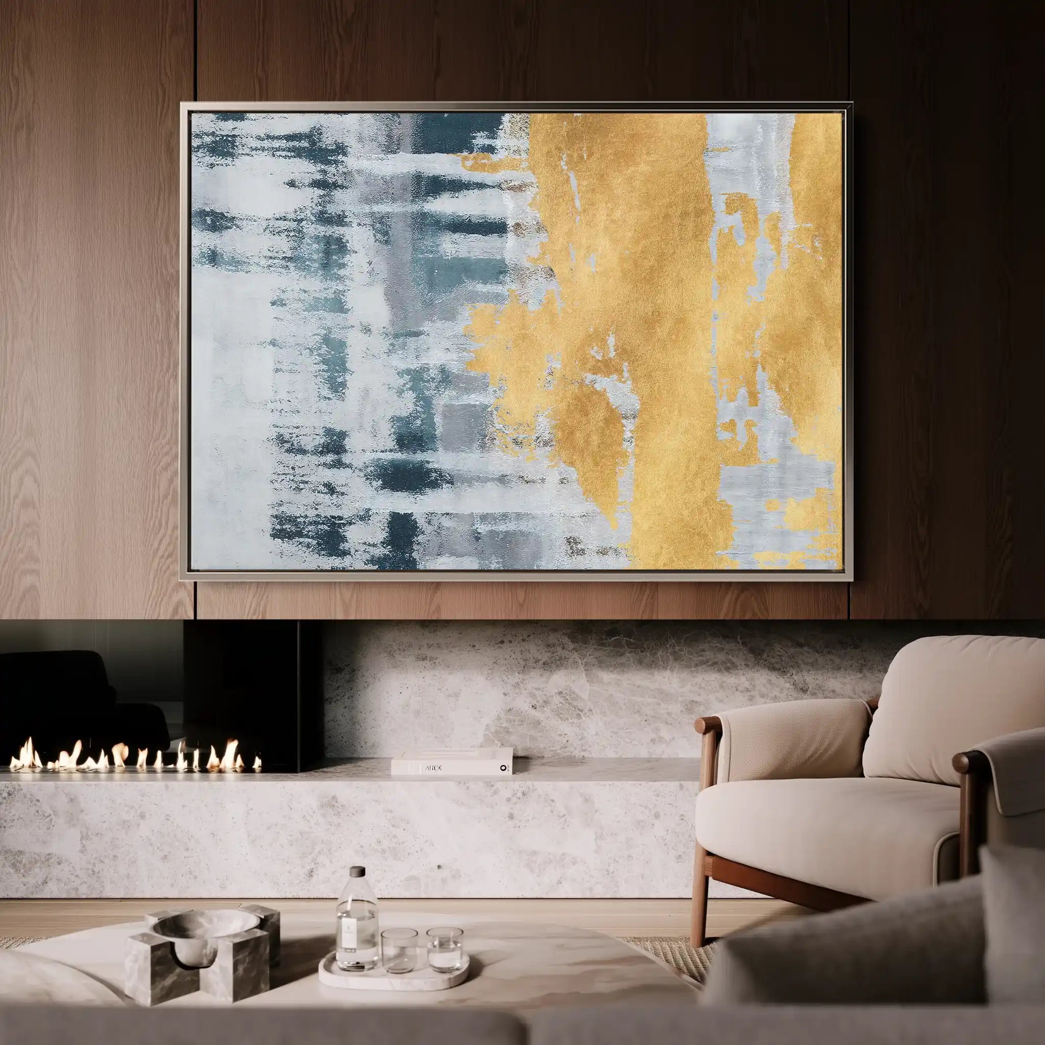 Abstract 175 Canvas Art 60 x 40 cm / Stretched on hidden frame