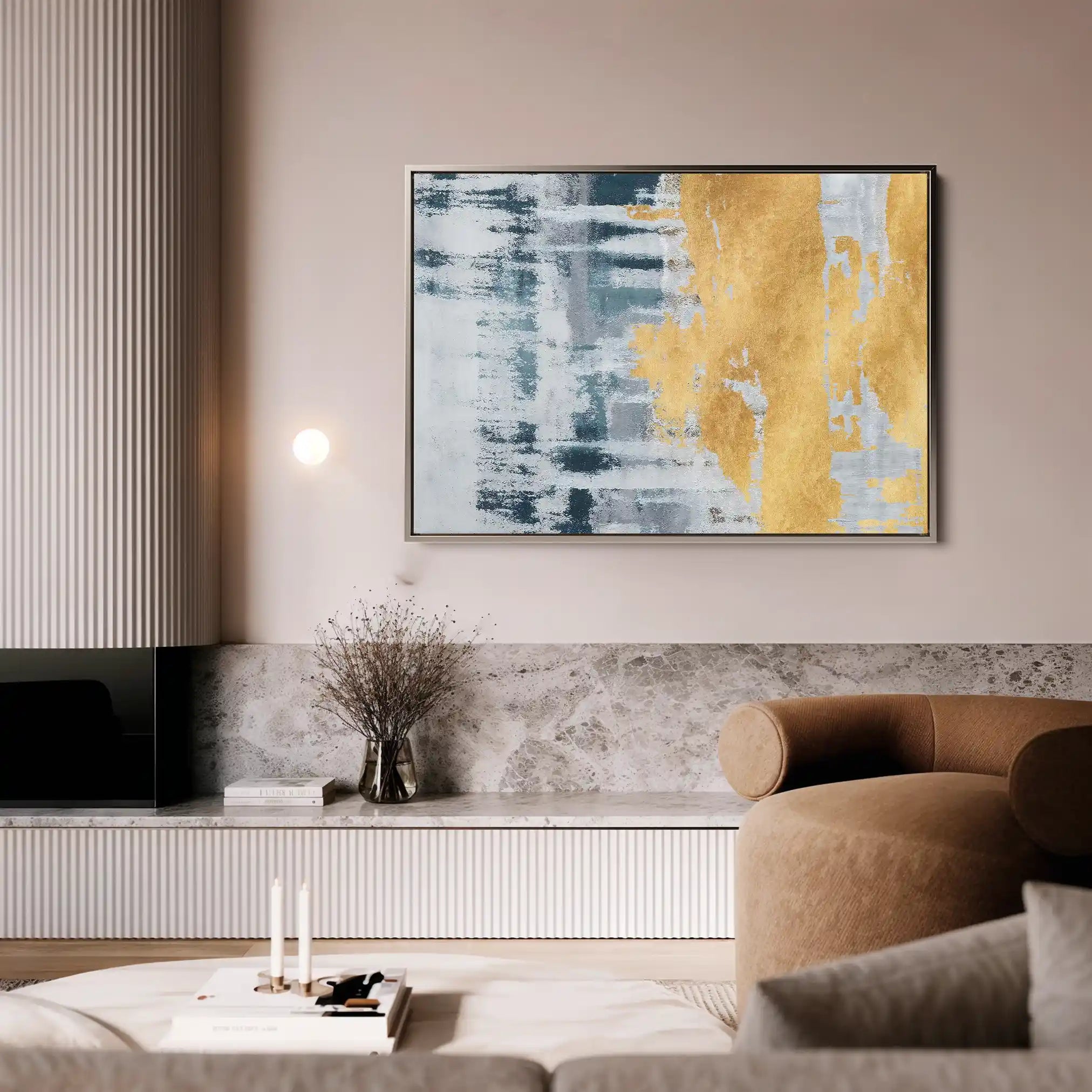 Abstract 175 Canvas Art 60 x 40 cm / Stretched on hidden frame