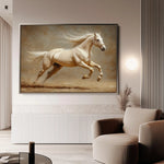 Horses 175 Canvas Art 90 x 60 cm / Stretched on hidden frame