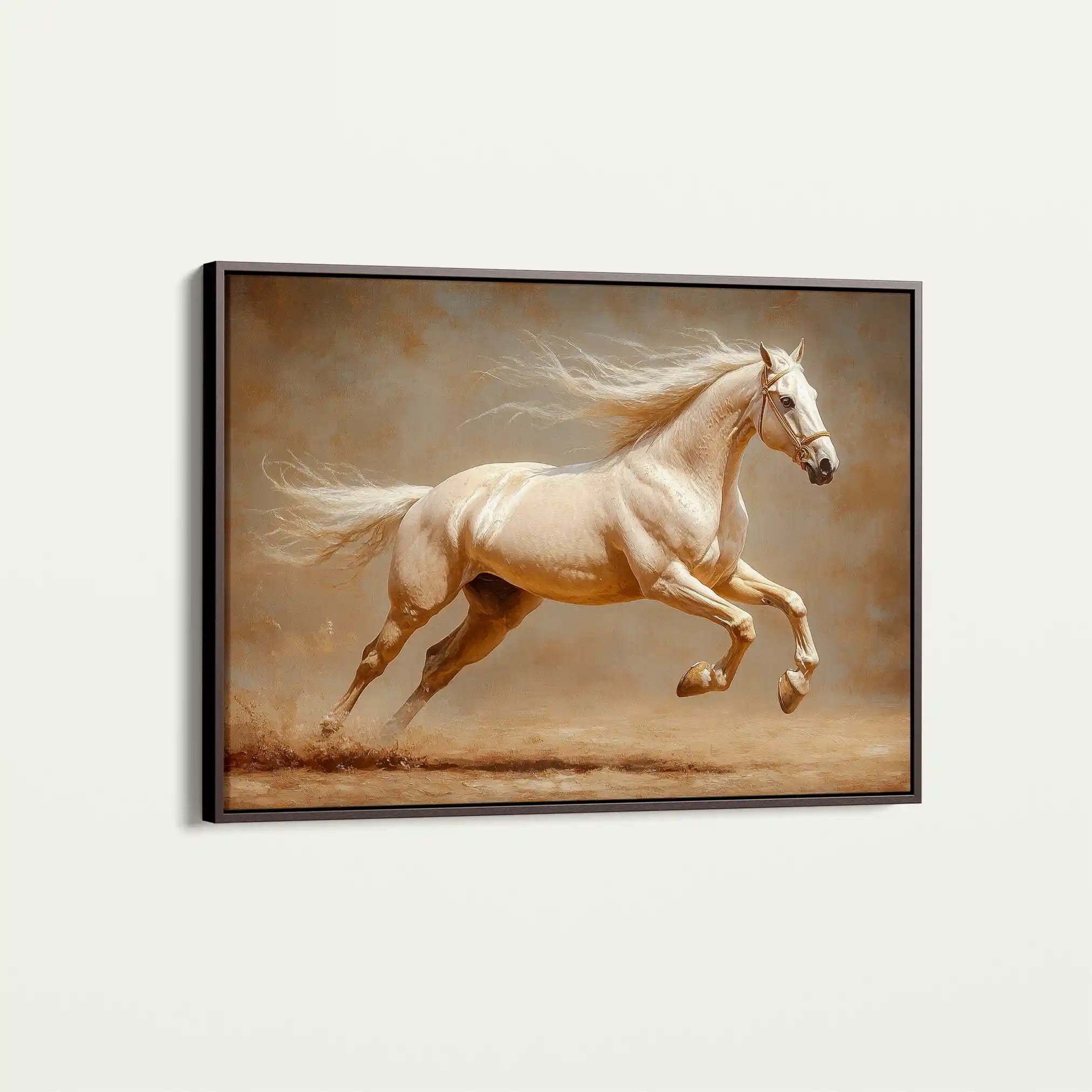 Horses 175 Canvas Art 90 x 60 cm / Stretched on hidden frame