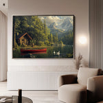 Landscape 175 Canvas Art 90 x 60 cm / Stretched on hidden frame