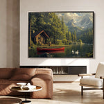 Landscape 175 Canvas Art 90 x 60 cm / Stretched on hidden frame