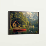 Landscape 175 Canvas Art 90 x 60 cm / Stretched on hidden frame