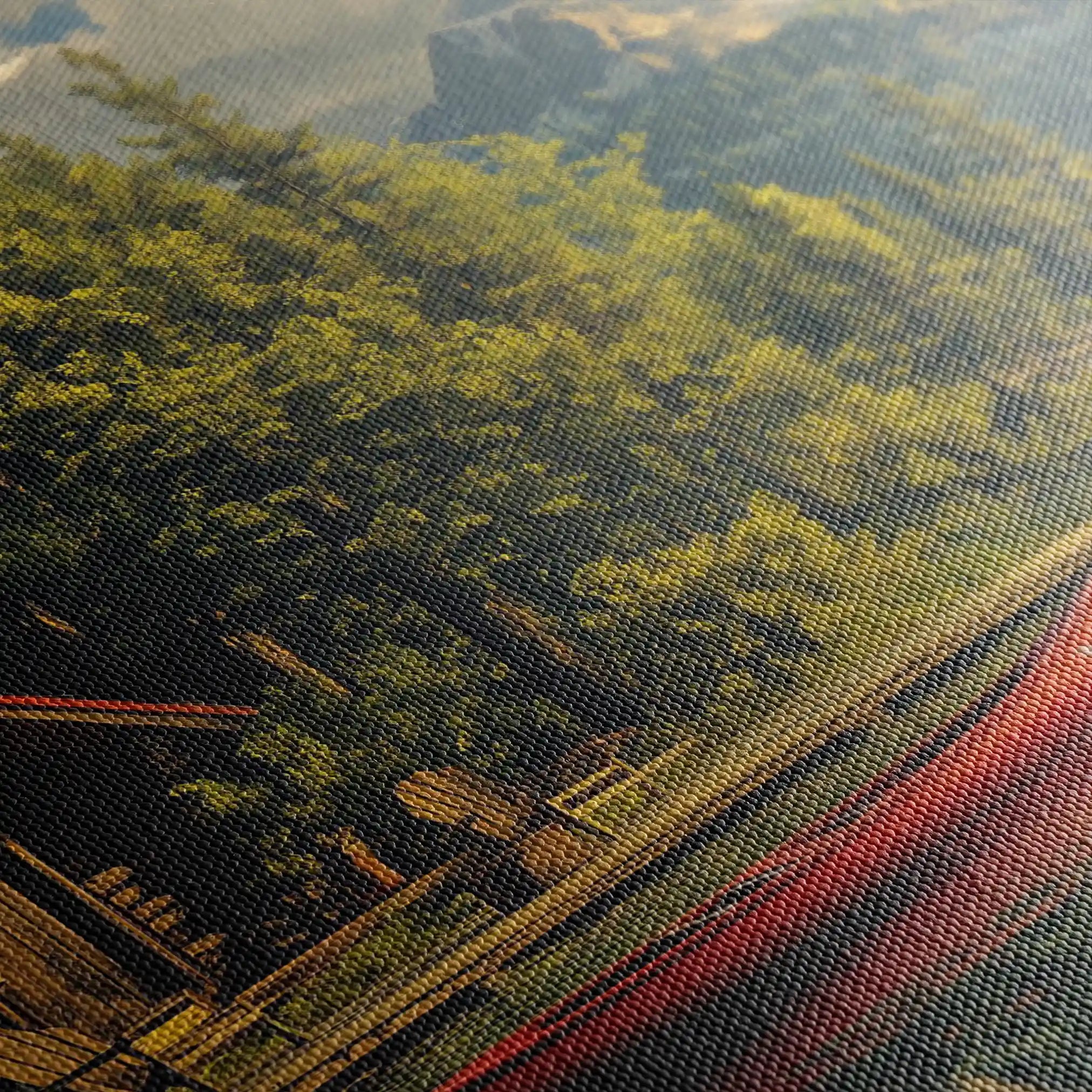 Landscape 175 Canvas Art 90 x 60 cm / Stretched on hidden frame