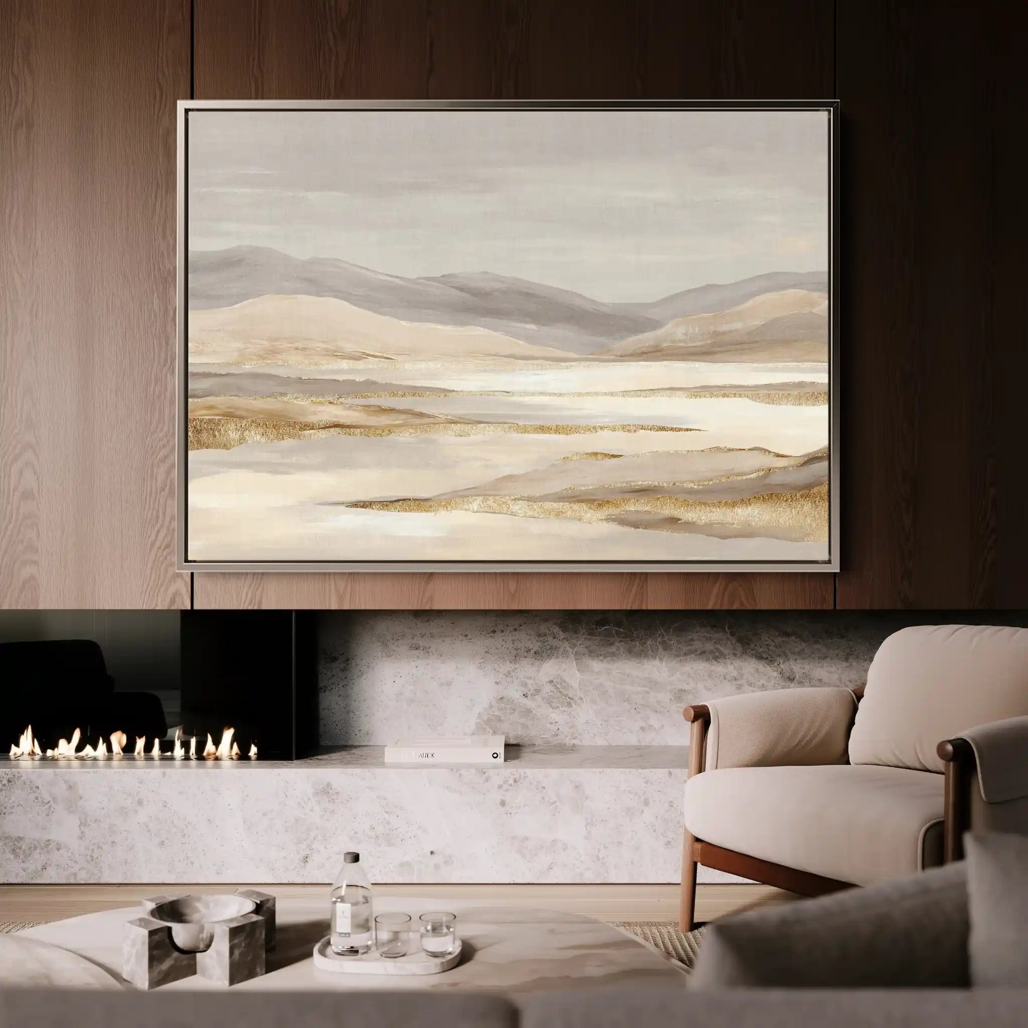 Abstract 1753 Canvas Art 60 x 40 cm / Stretched on hidden frame