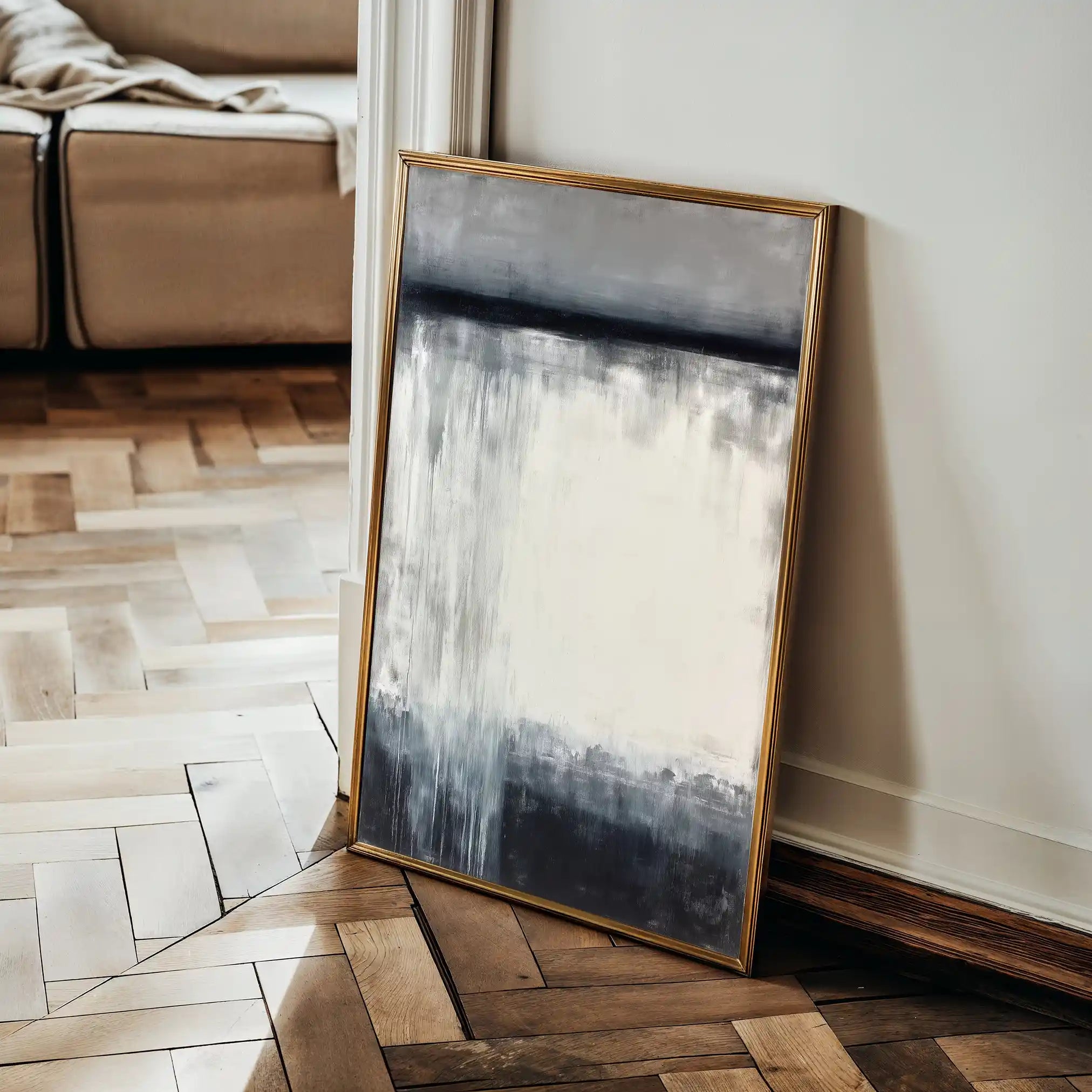 Abstract 1755 Canvas Art 60 x 40 cm / Stretched on hidden frame