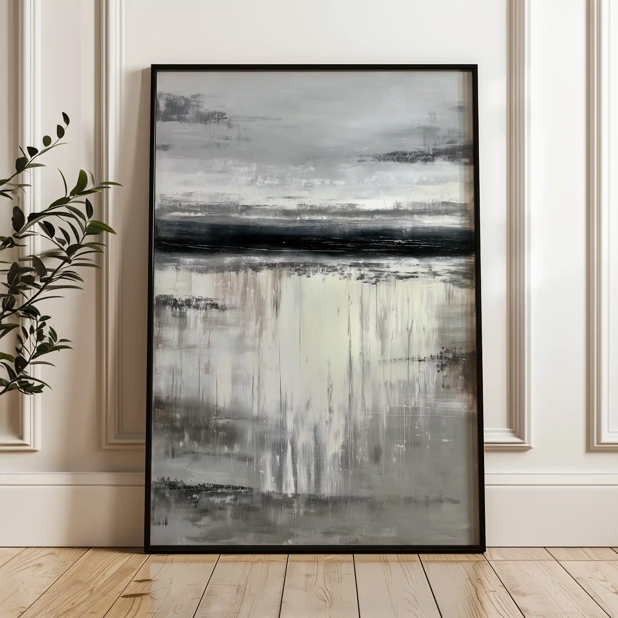 Abstract 1756 Canvas Art 60 x 40 cm / Stretched on hidden frame
