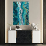 Abstract 1757 Canvas Art 60 x 40 cm / Stretched on hidden frame