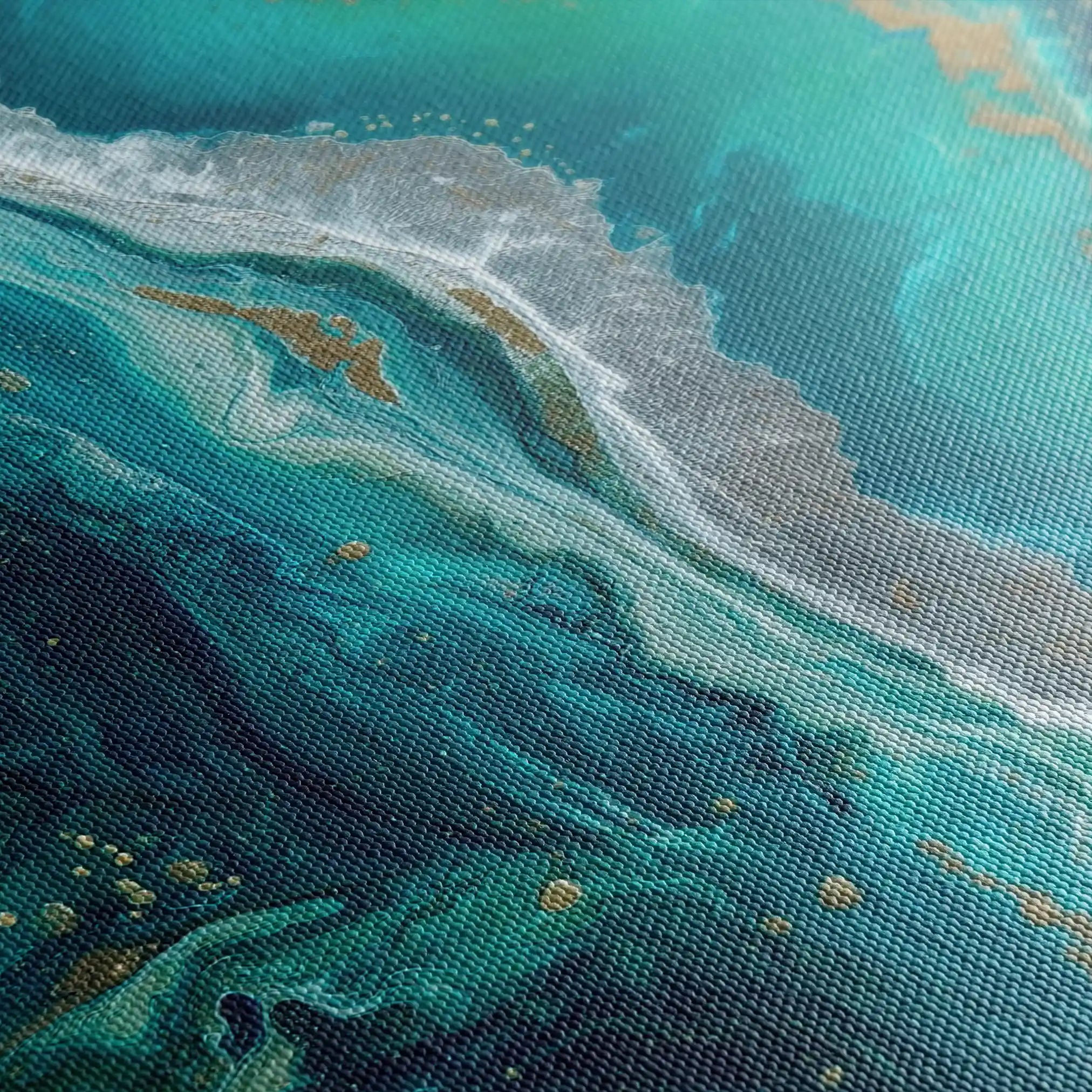 Abstract 1757 Canvas Art 60 x 40 cm / Stretched on hidden frame