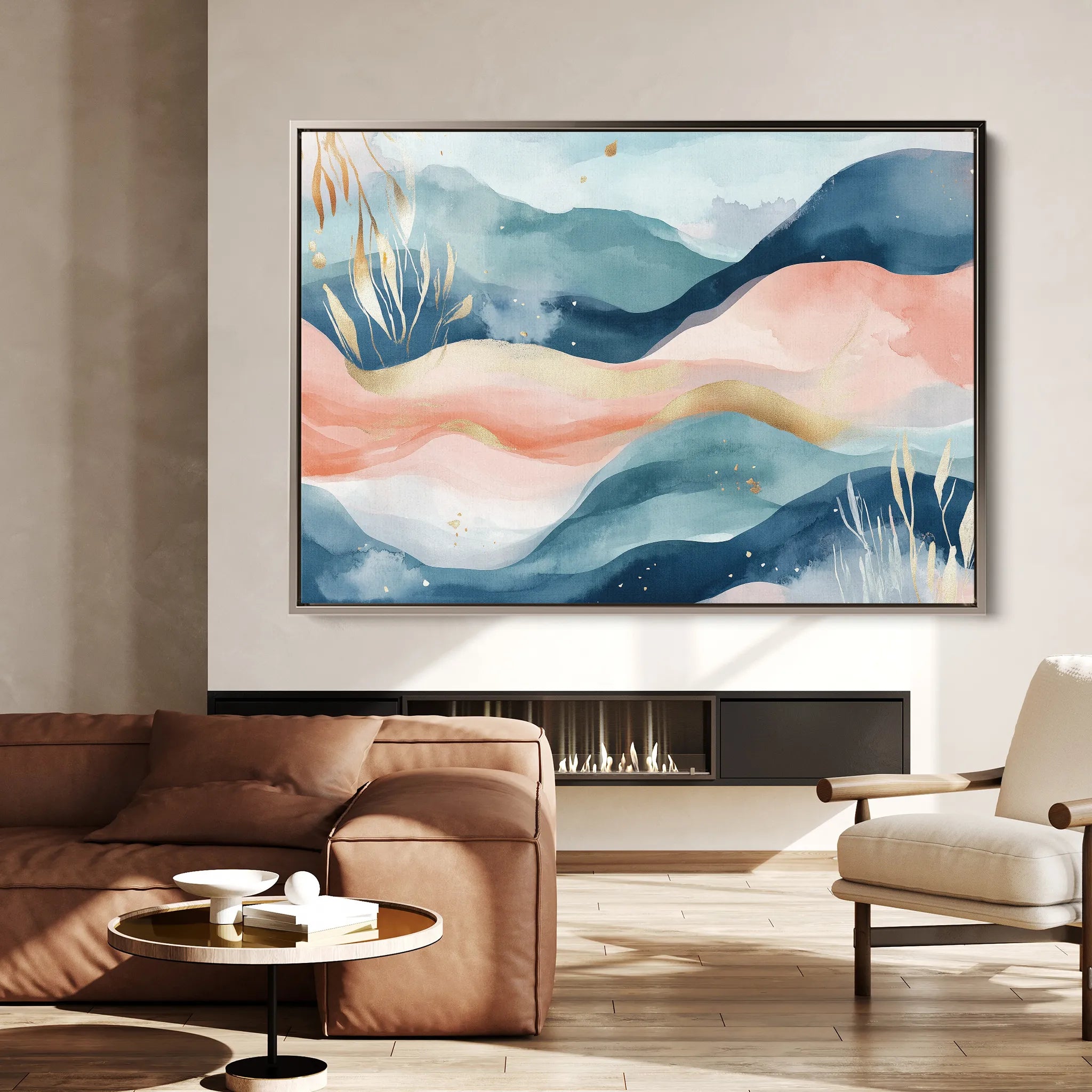 Boho Canvas Wall Art WAD176-BH 90 x 60 cm / Stretched on hidden frame