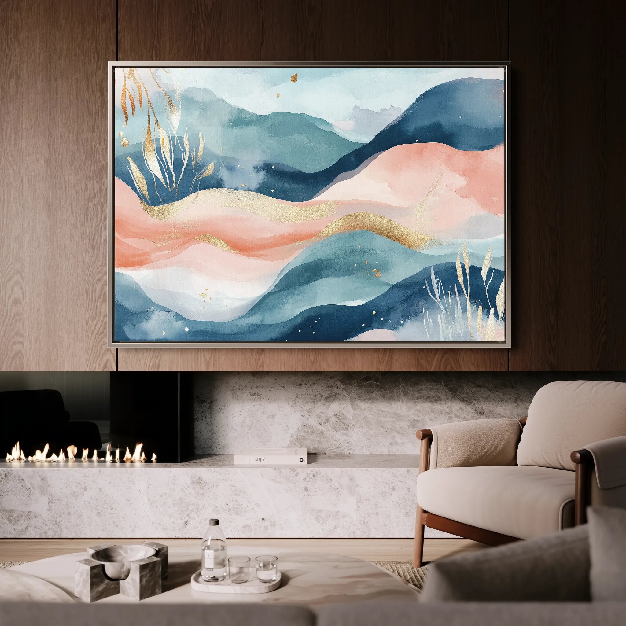 Boho Canvas Wall Art WAD176-BH 90 x 60 cm / Stretched on hidden frame